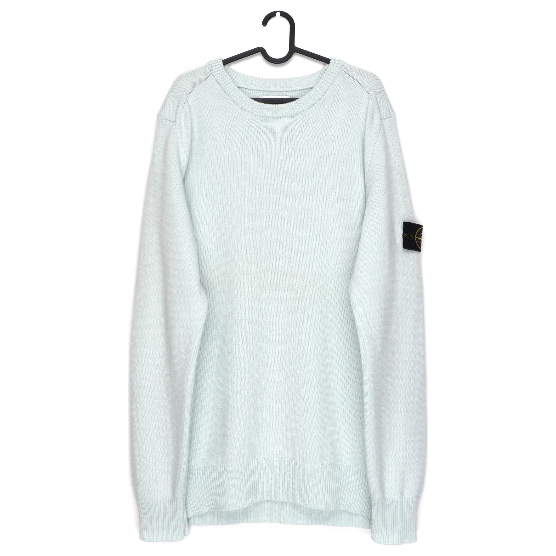 Stone Island Mint Knit Wool Sweater