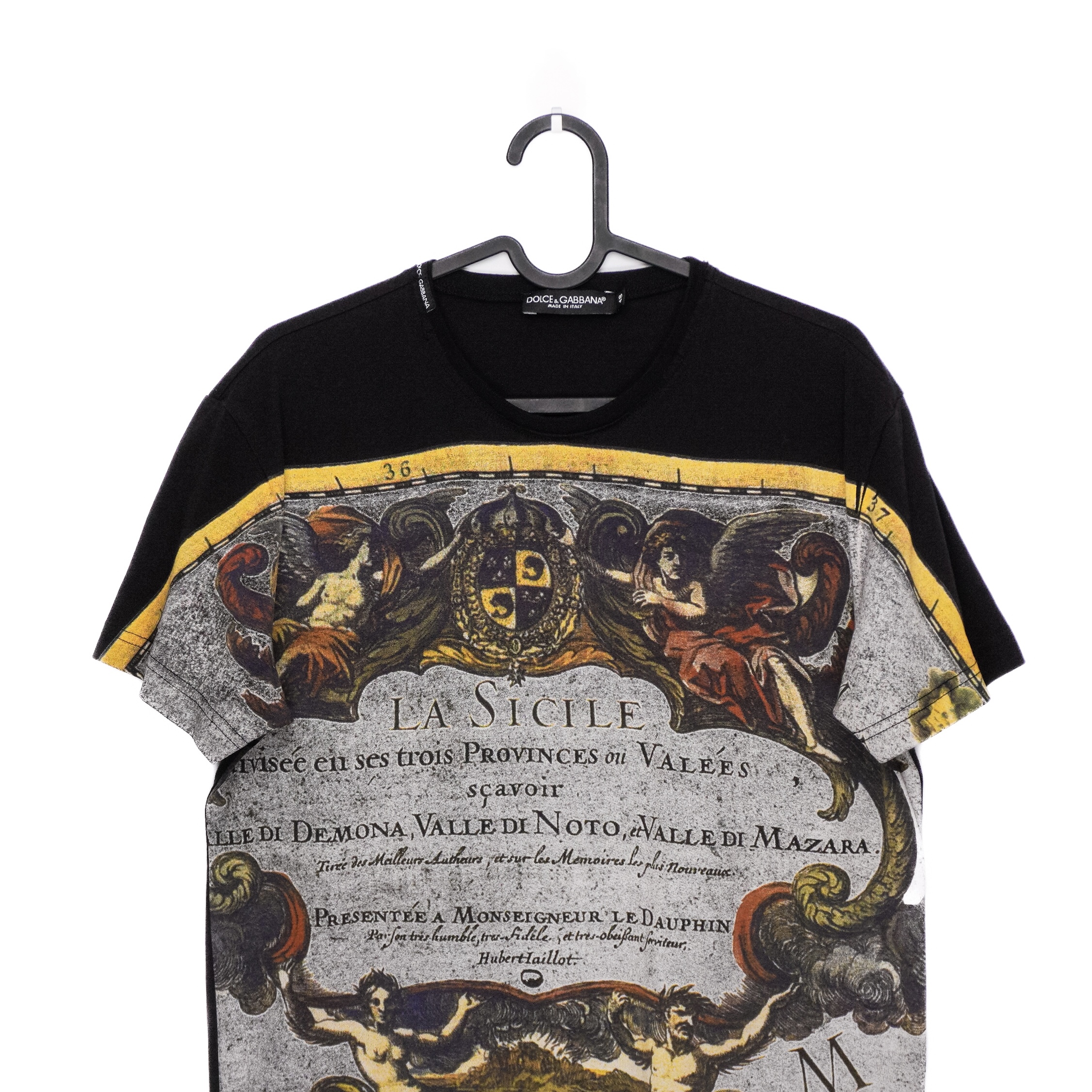 Vintage Dolce Gabbana La Sicile Baroque Print Tee Shirt — photo 2