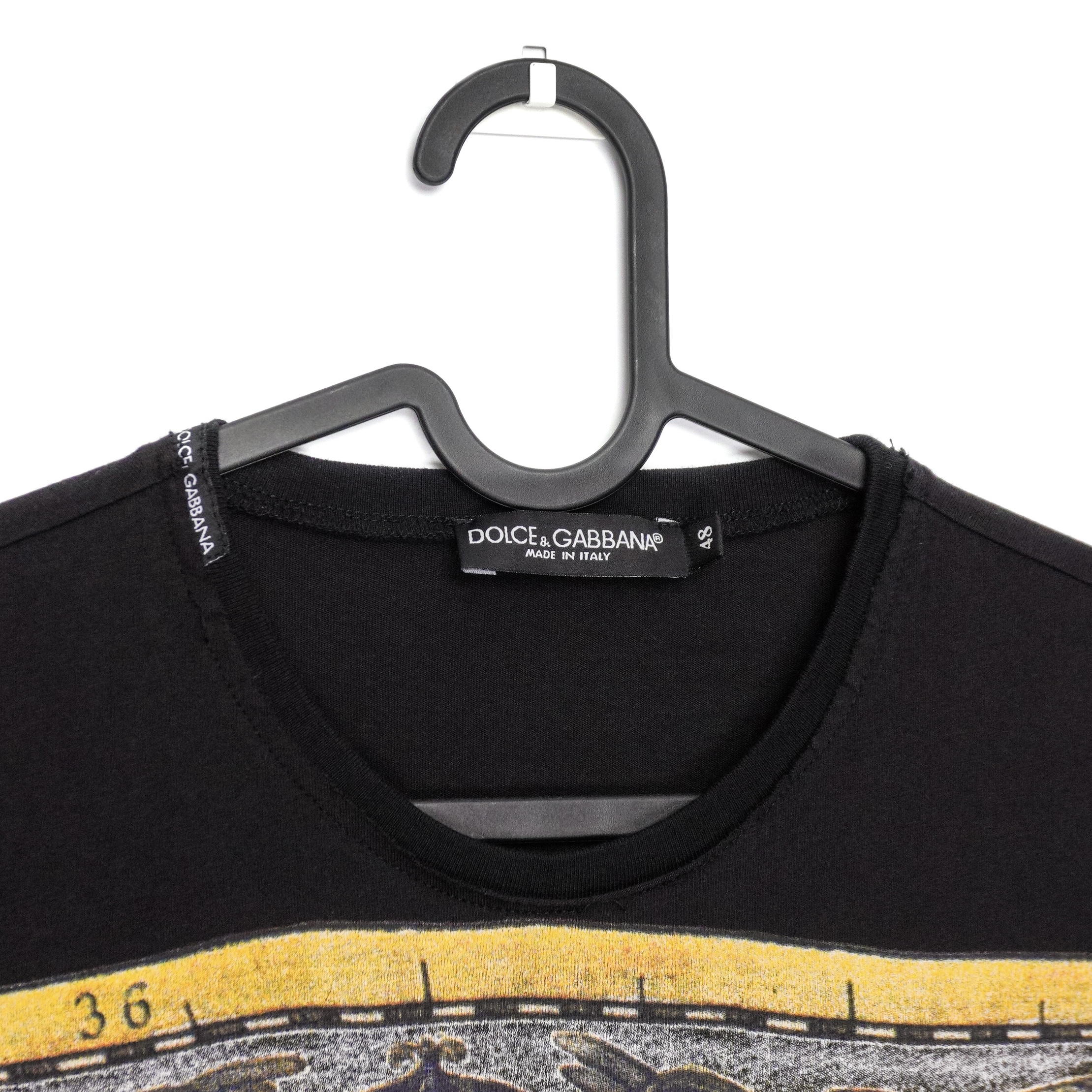 Vintage Dolce Gabbana La Sicile Baroque Print Tee Shirt — photo 5