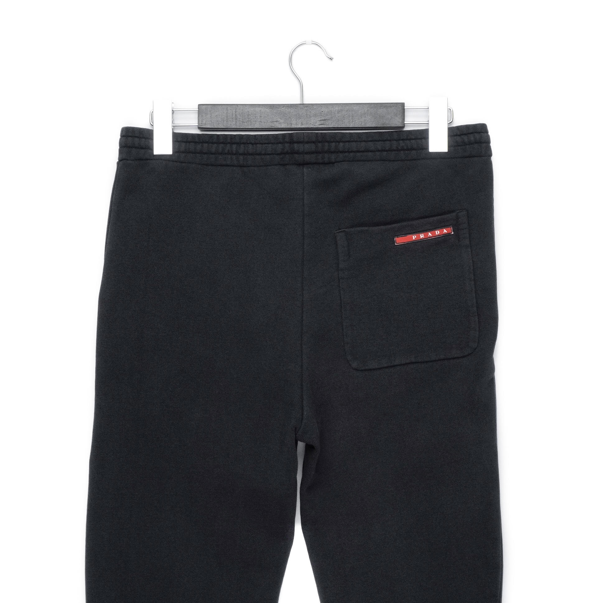 Prada Milano Linea Rossa Red Tab Navy Joggers Pants — photo 4