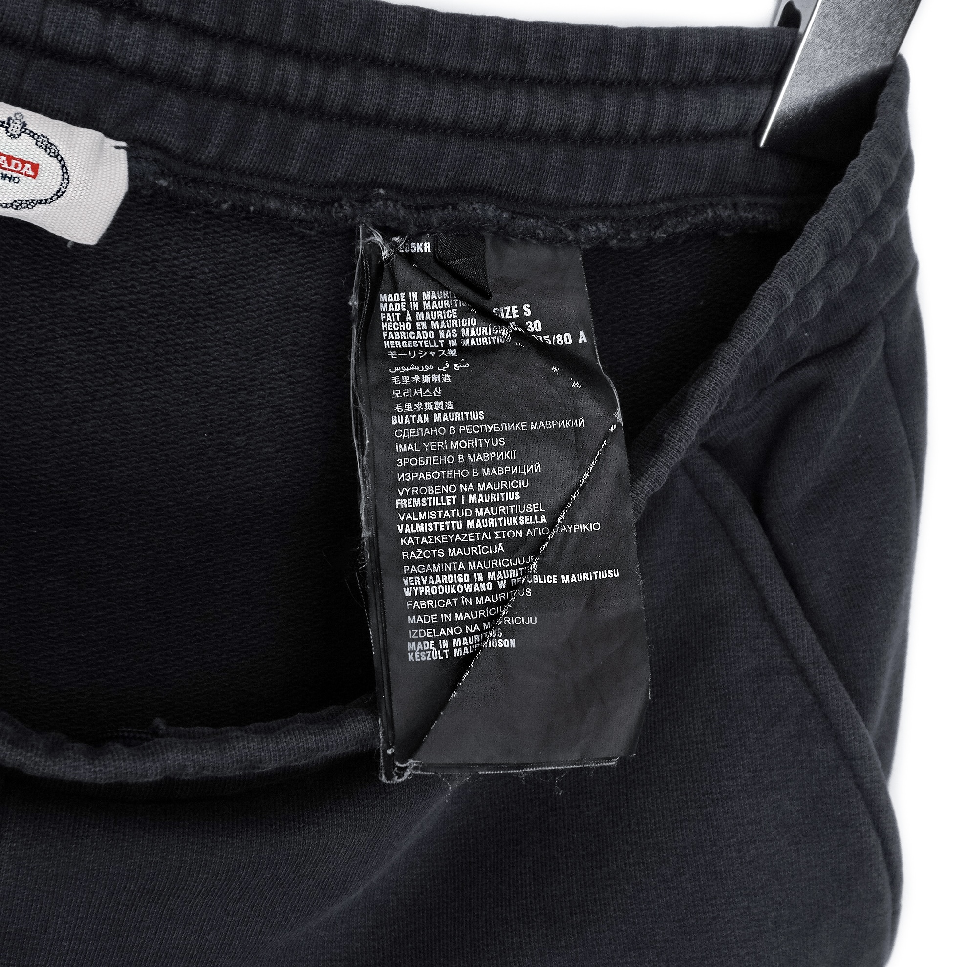 Prada Milano Linea Rossa Red Tab Navy Joggers Pants — photo 7