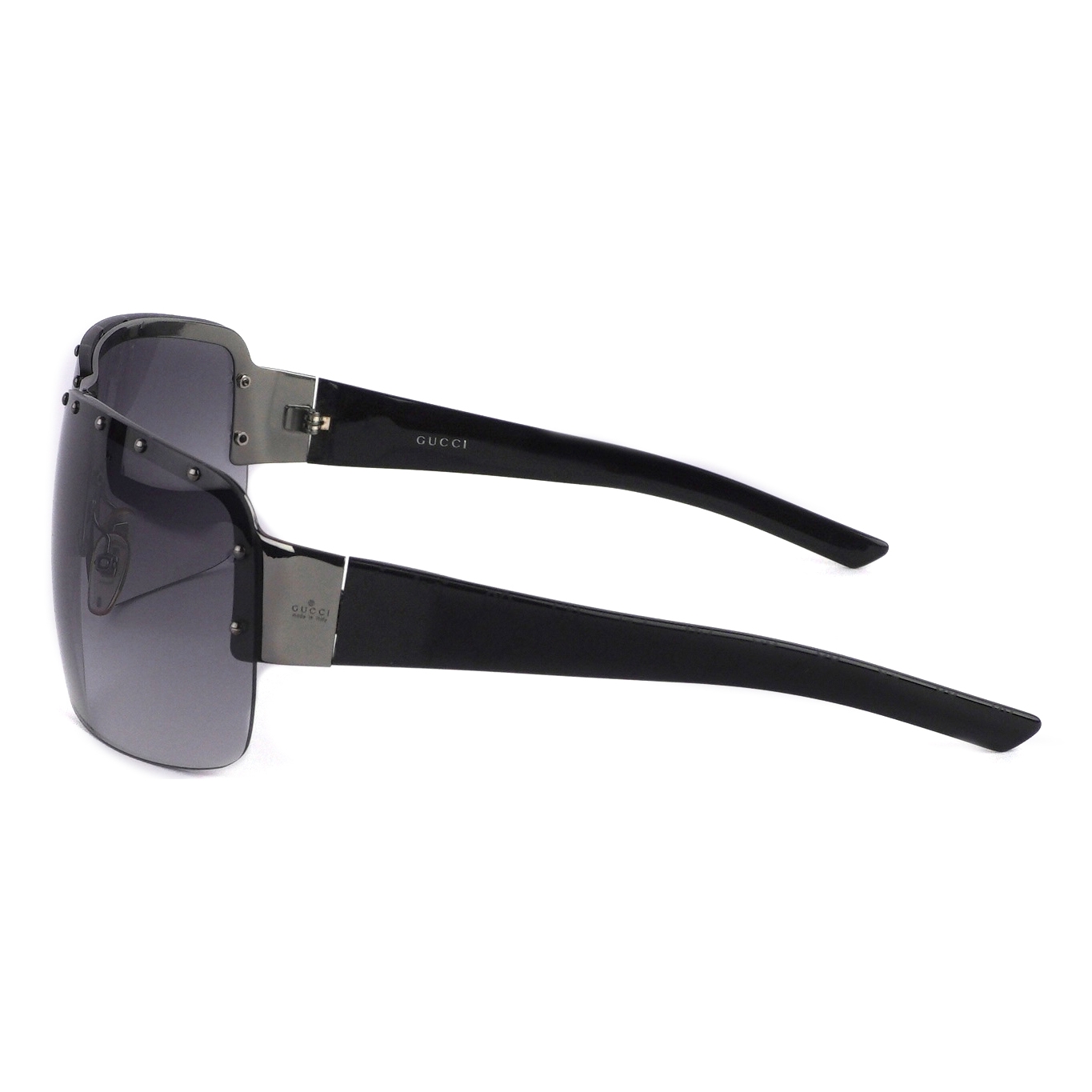 Gucci Tom Ford Monogram GG Logo Black Shield Mask Sunglasses — photo 3