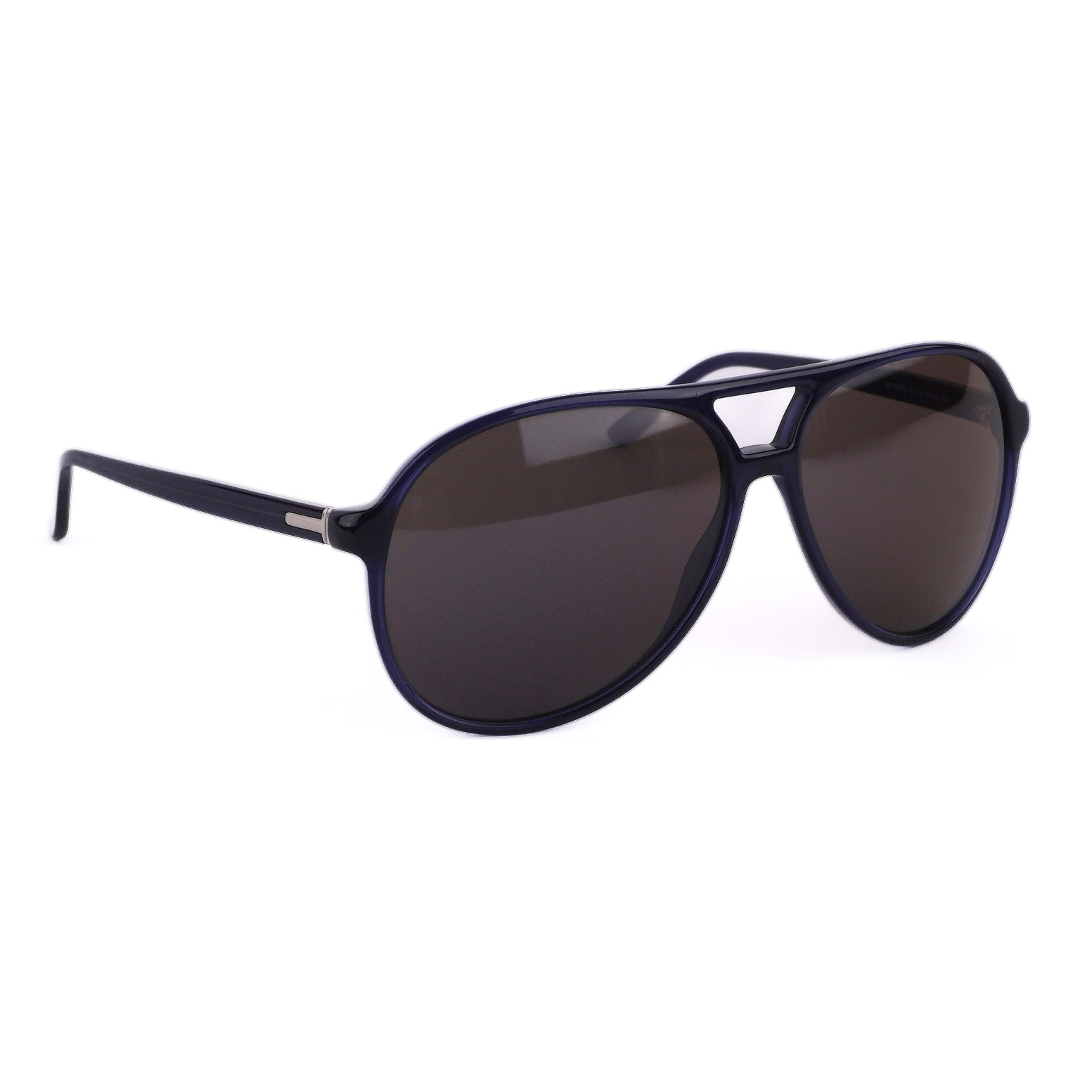 Gucci GG1026/S UV Dark Blue Aviator Pilot Sunglasses
