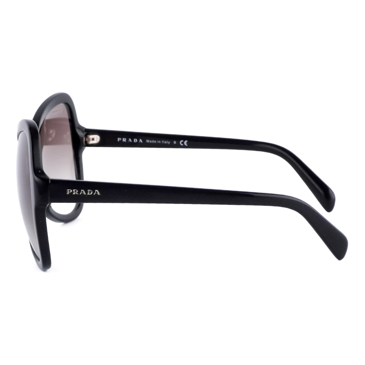 Prada SPR 05S Black Oversized Butterfly Gradient Sunglasses — photo 3