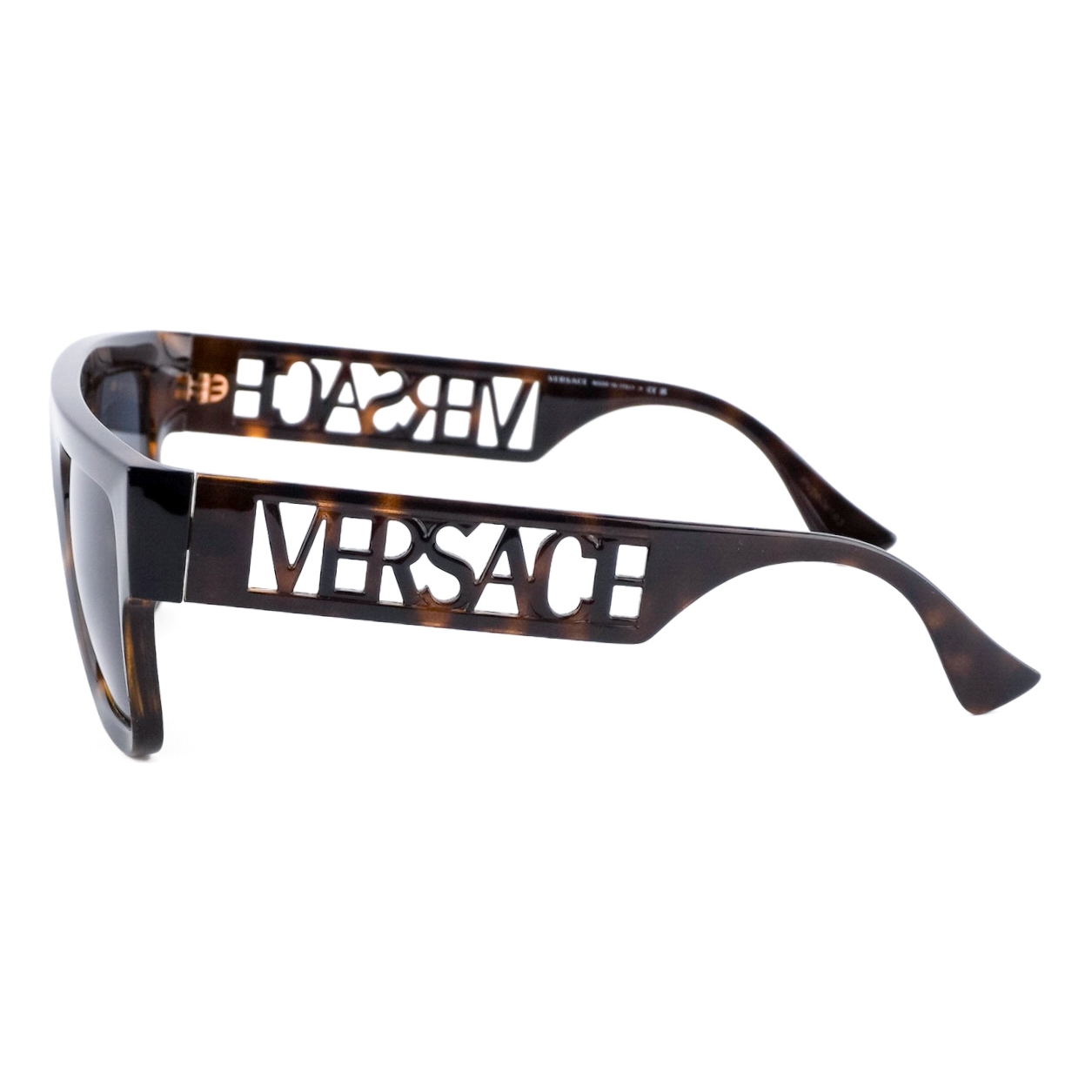 Versace MOD.4430U Signature Logo Brown Sunglasses — photo 3