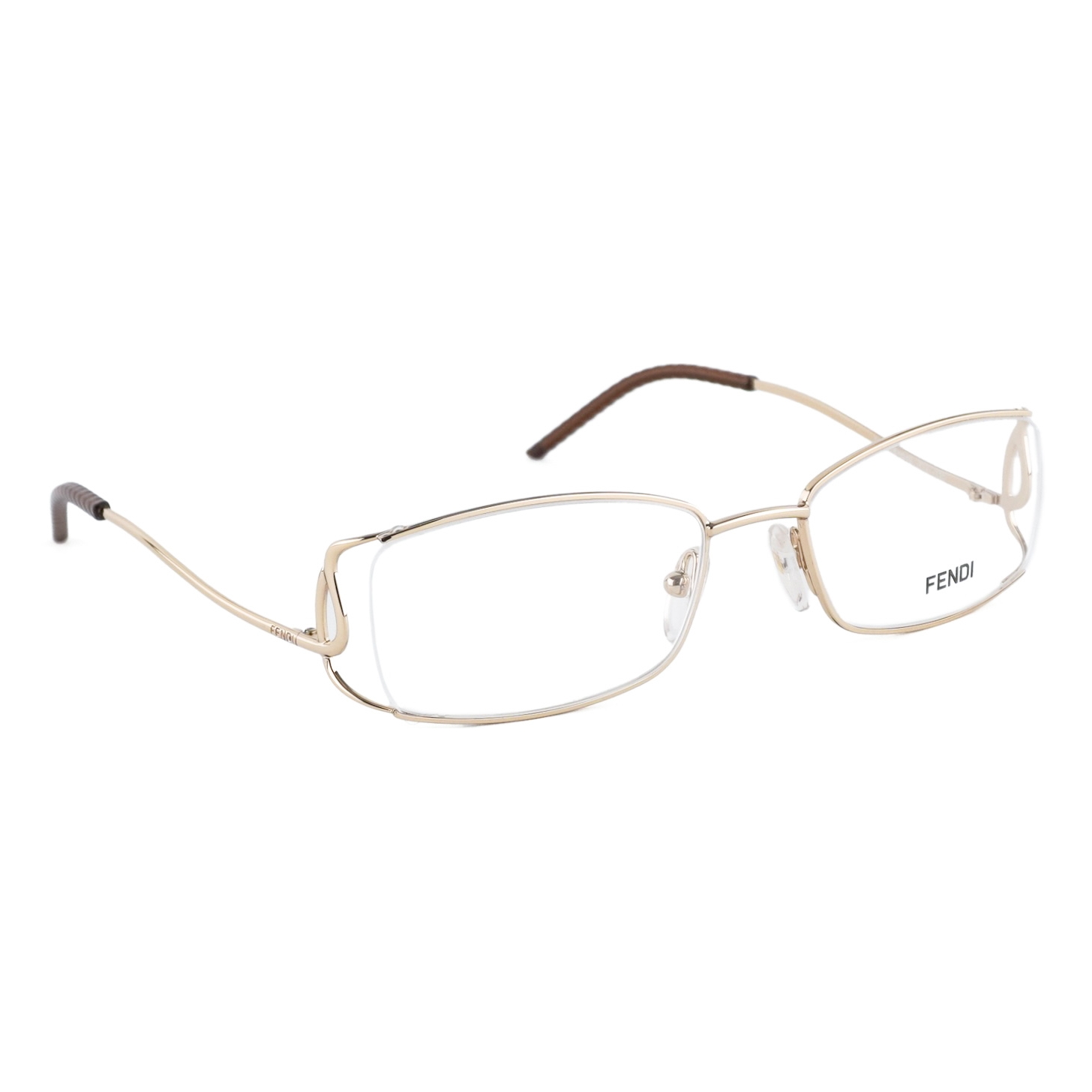 Vintage Fendi FF 903 Gold Logo Eyewear Glasses