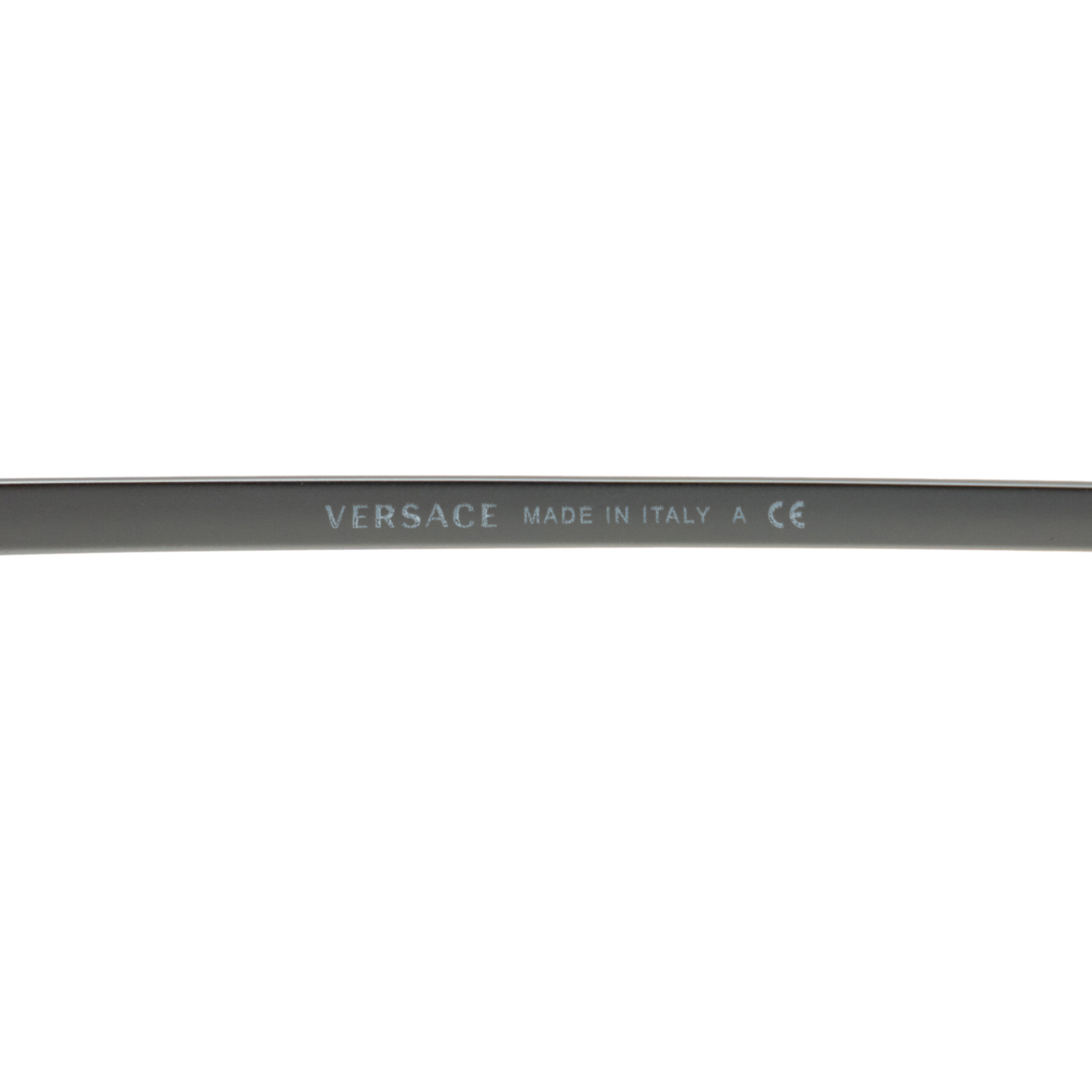 Versace Monogram Greca Logo Gunmetal Aviator Sunglasses — photo 5