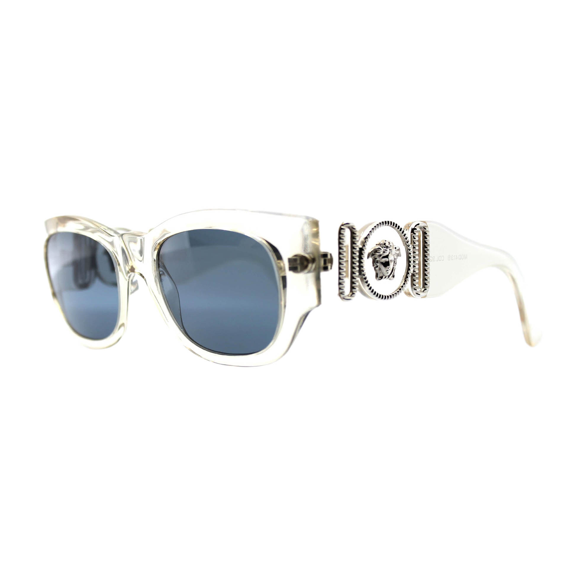 Vintage ’80s Gianni Versace MOD 413/B 924 Clear Sunglasses