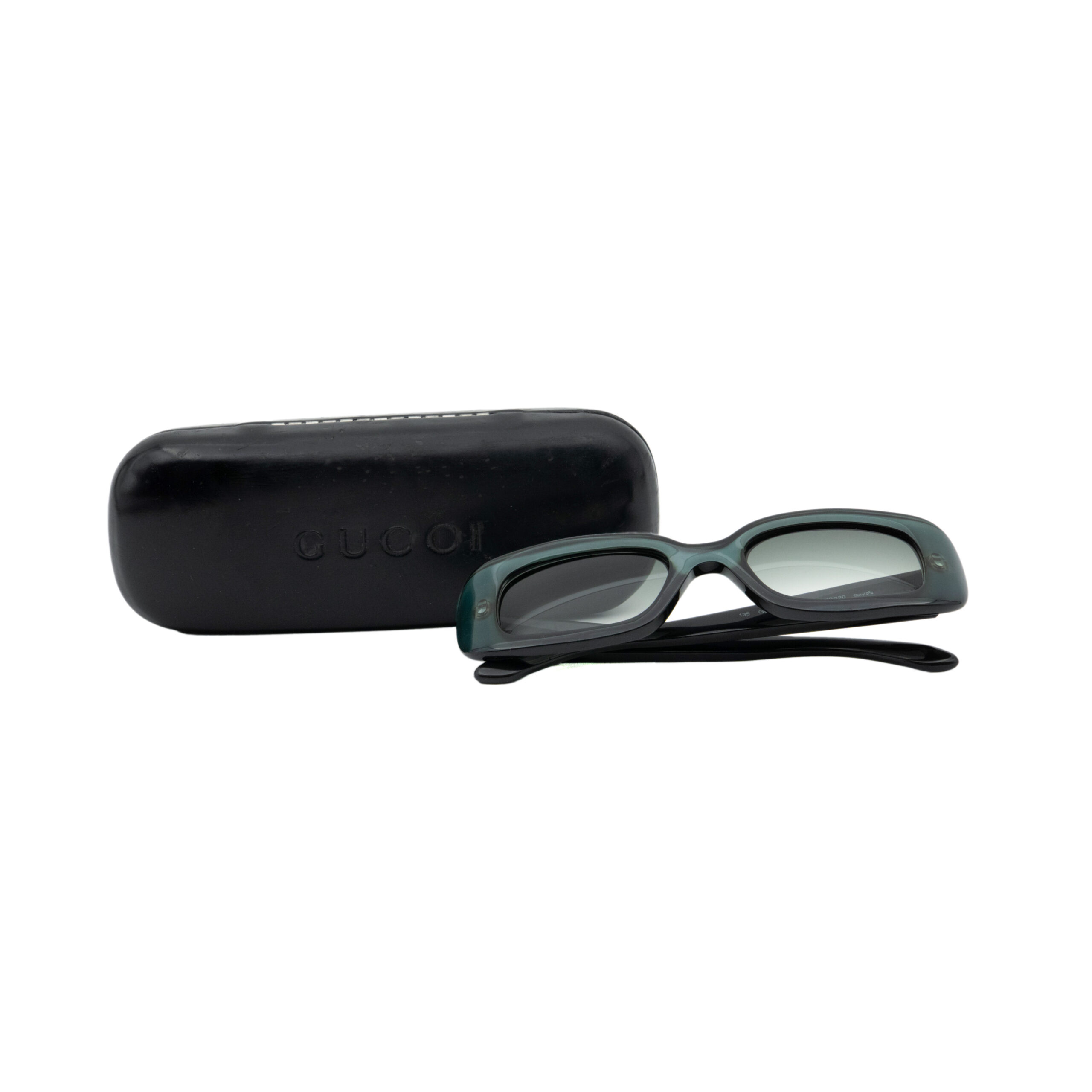 Vintage Gucci GG 2439 Rectangular Emerald Optyl Sunglasses — photo 7