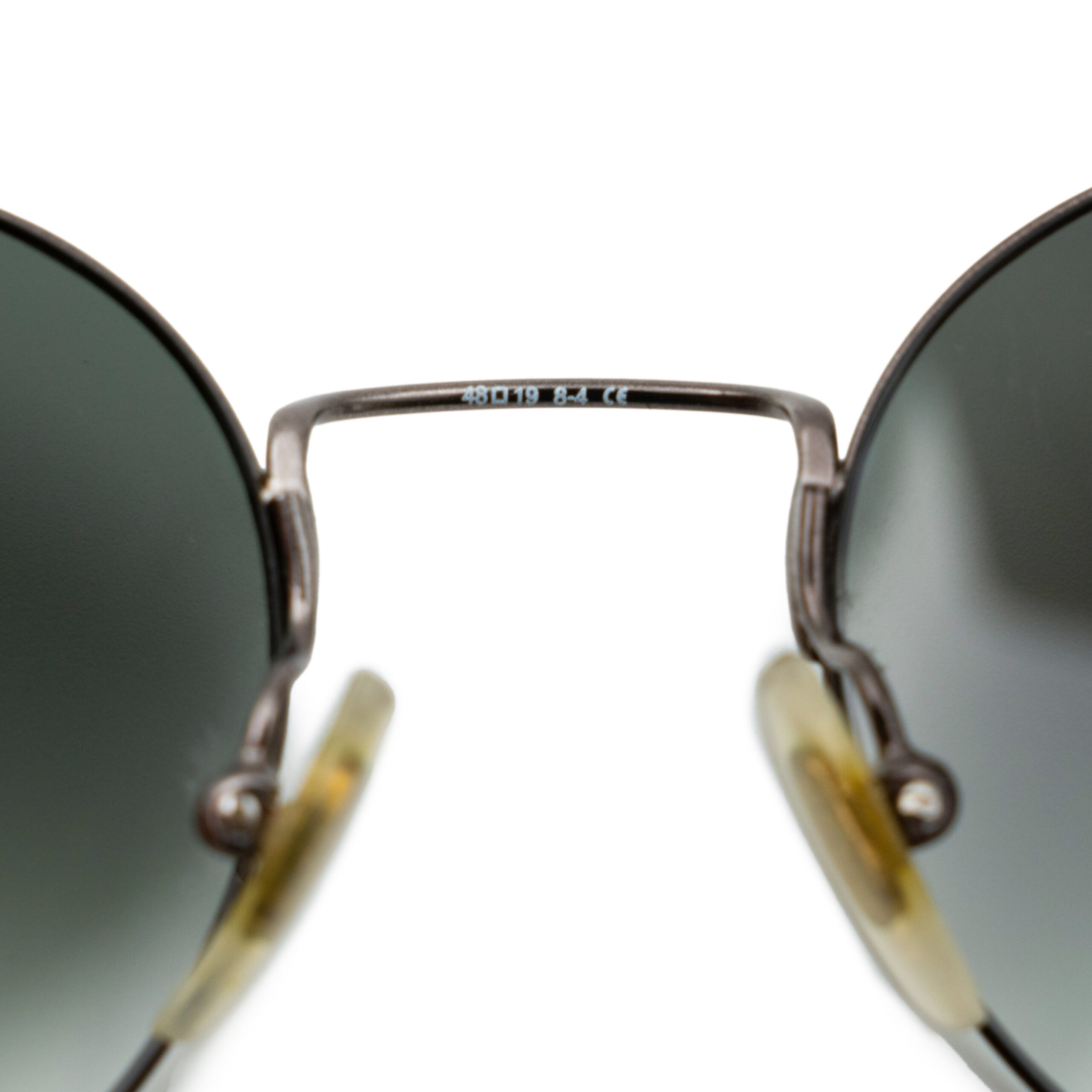 Vintage Gucci GG1299 Gradient Lenses Silver Round Sunglasses — photo 8