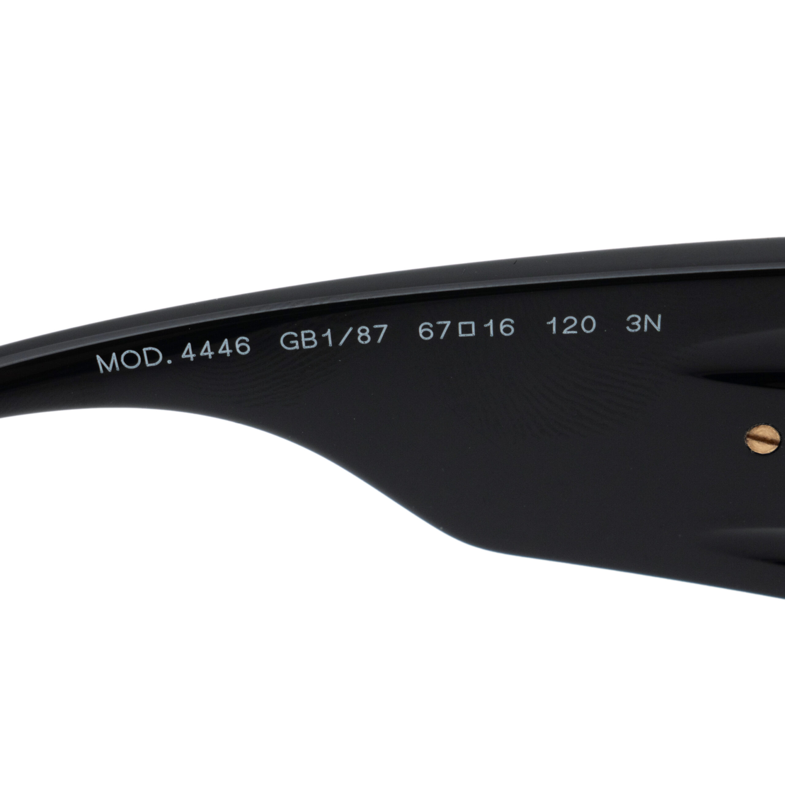 Versace MOD 4446 Medusa Biggie Logo Black Sunglasses — photo 5