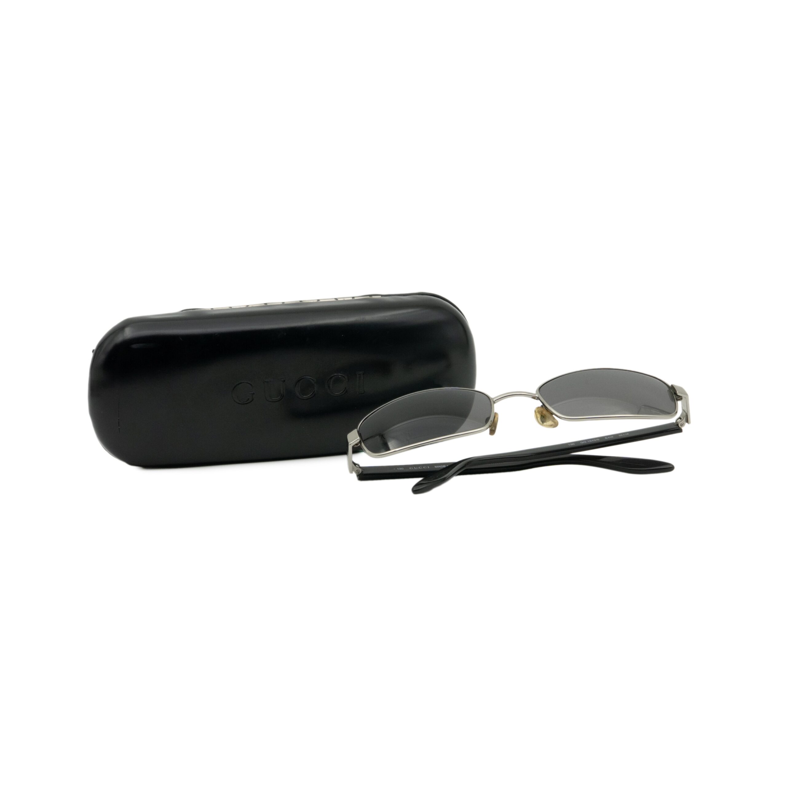 Vintage Gucci GG 1643 Tom Ford Black Rectangular Sunglasses — photo 8