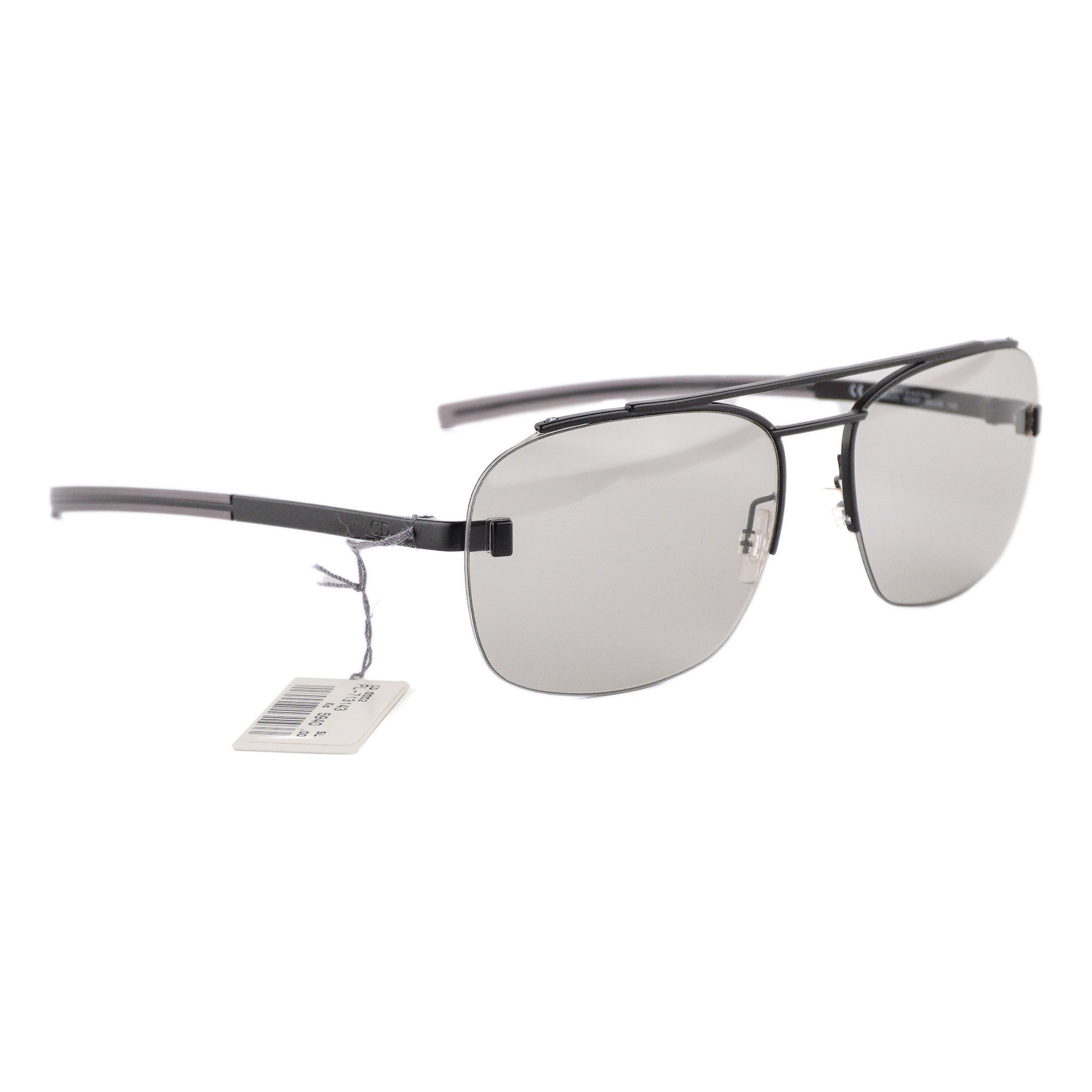 Dior Homme 0002/S Rimless Transparent Aviator Sunglasses
