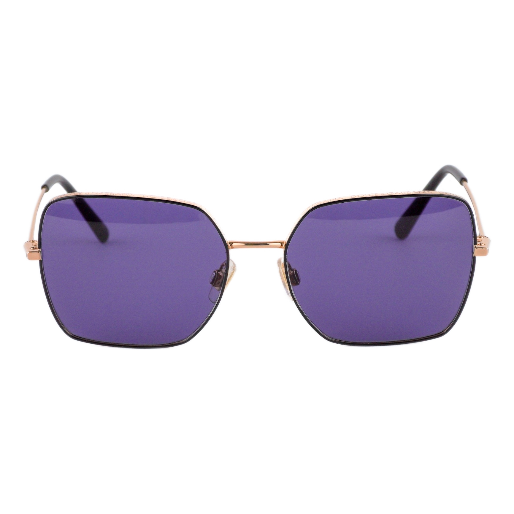 Dolce Gabbana DG Monogram Logo Women’s Rose Gold Sunglasses — photo 2