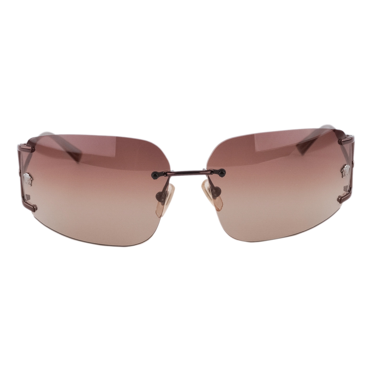 Versace MOD.2026 Medusa Logo Rimless Greca Bronze Sunglasses — photo 2