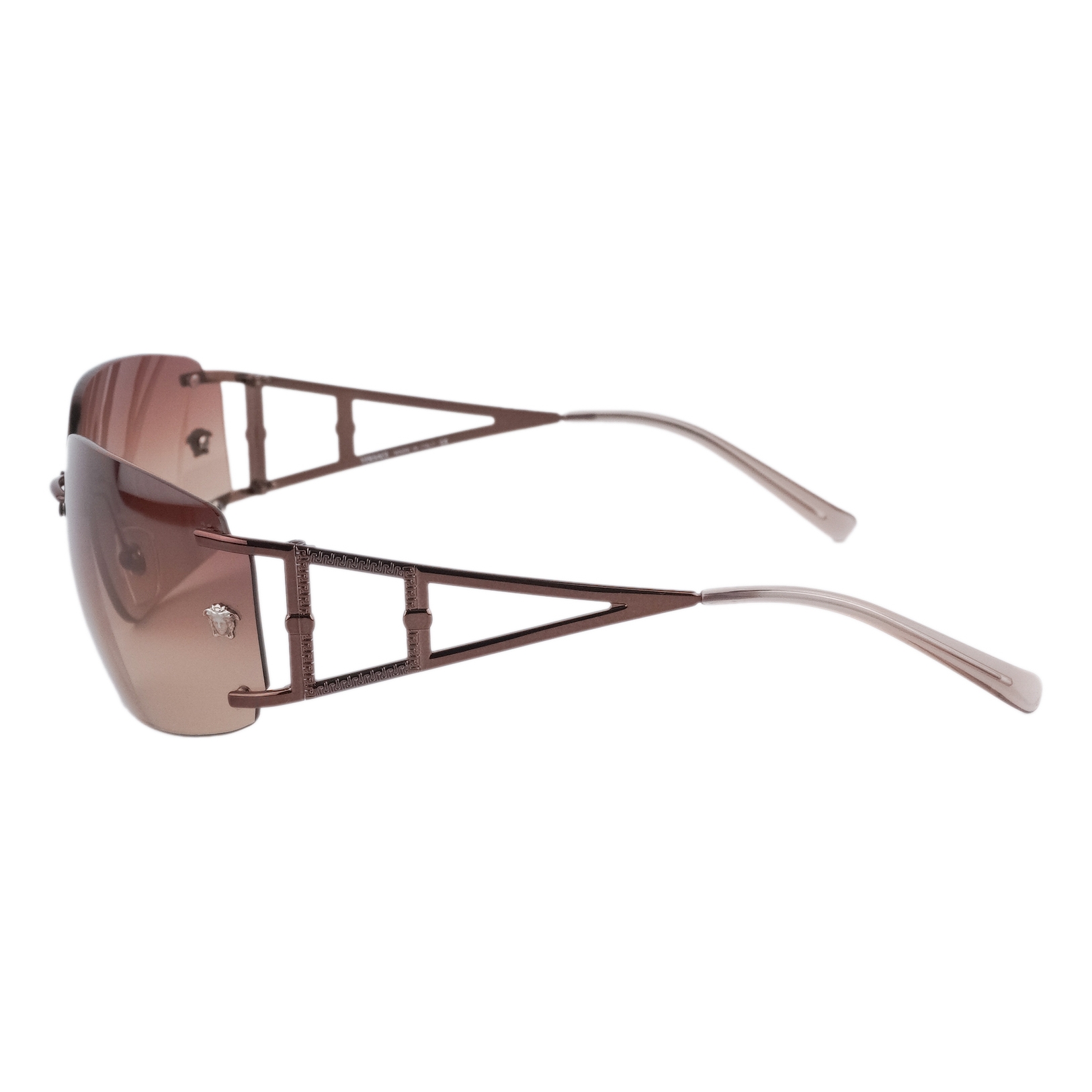 Versace MOD.2026 Medusa Logo Rimless Greca Bronze Sunglasses — photo 3