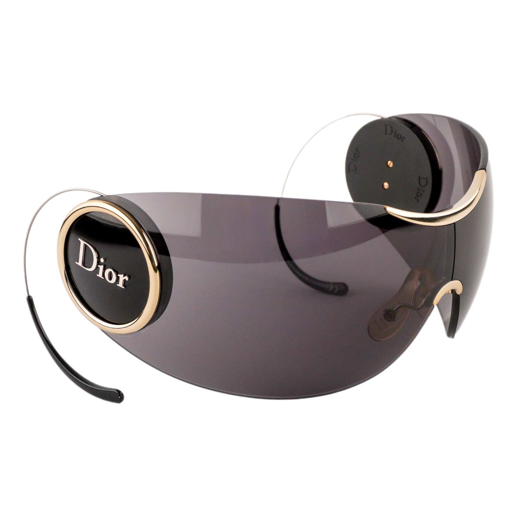 Vintage Dior Sport 2 Galliano Era Shield Mask Sunglasses