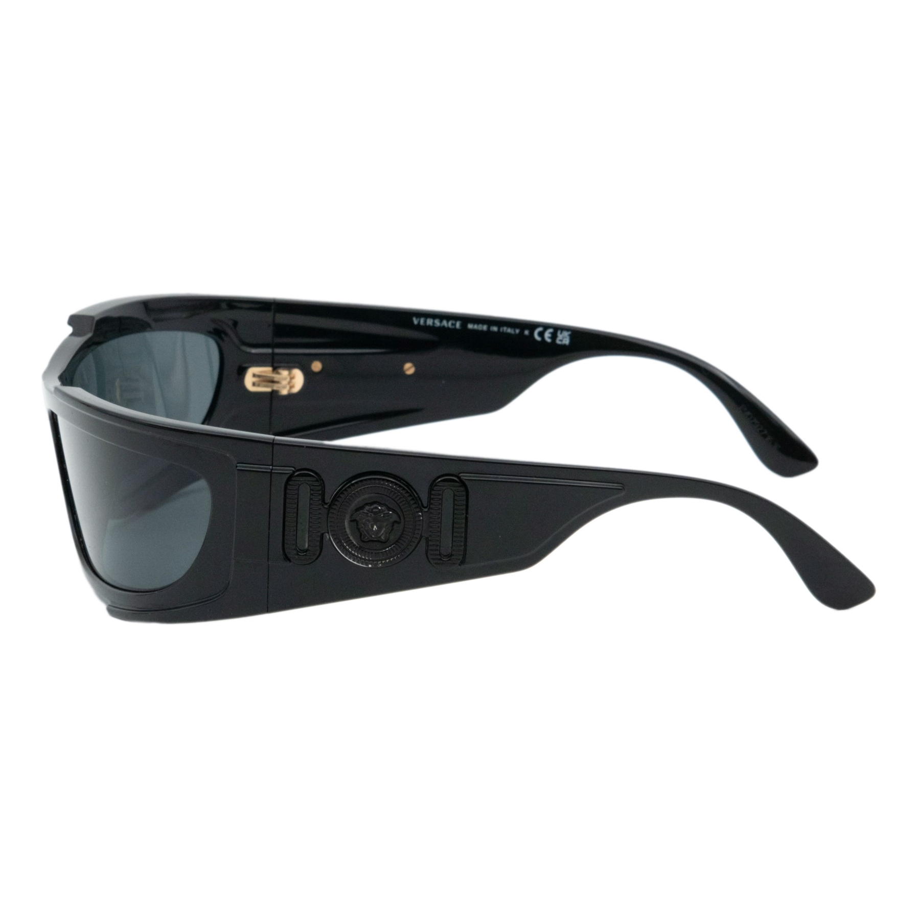 Versace MOD 4446 Medusa Biggie Logo Black Sunglasses — photo 3
