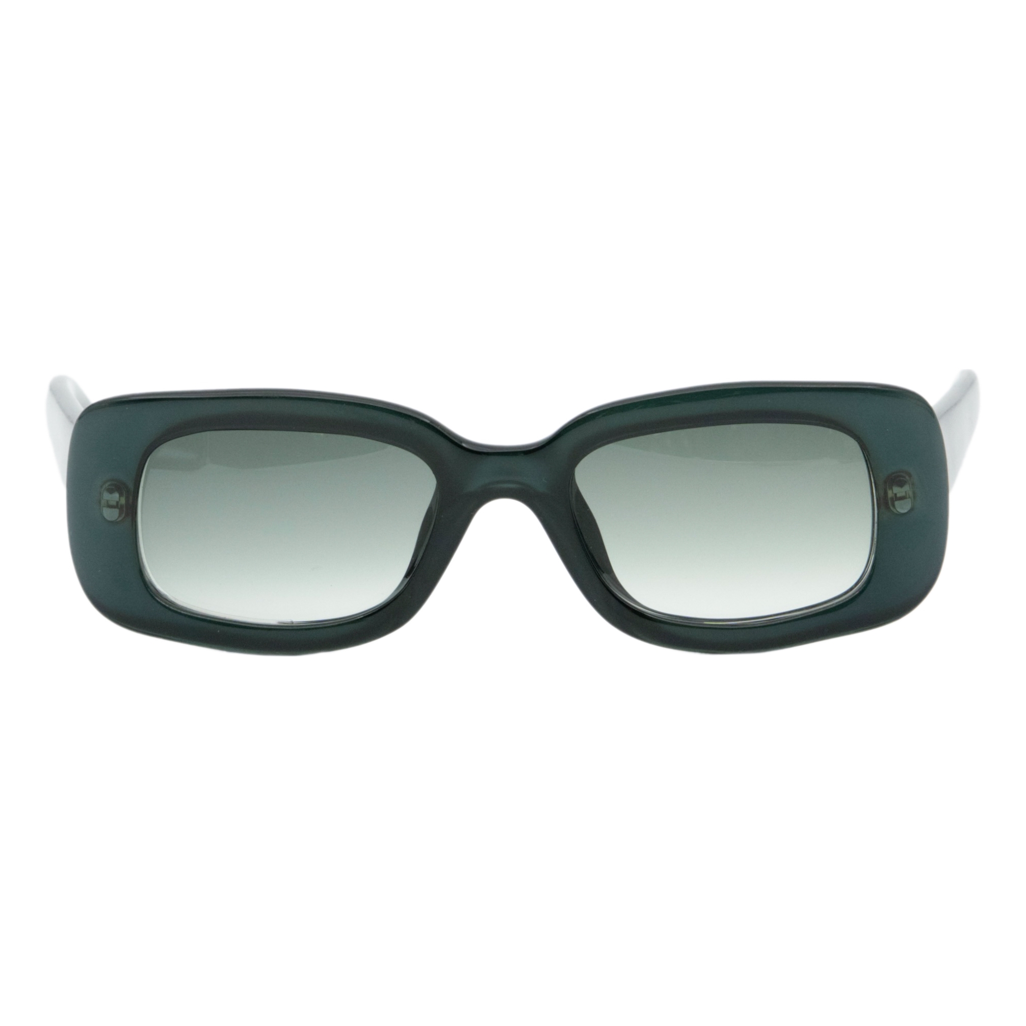 Vintage Gucci GG 2439 Rectangular Emerald Optyl Sunglasses — photo 2