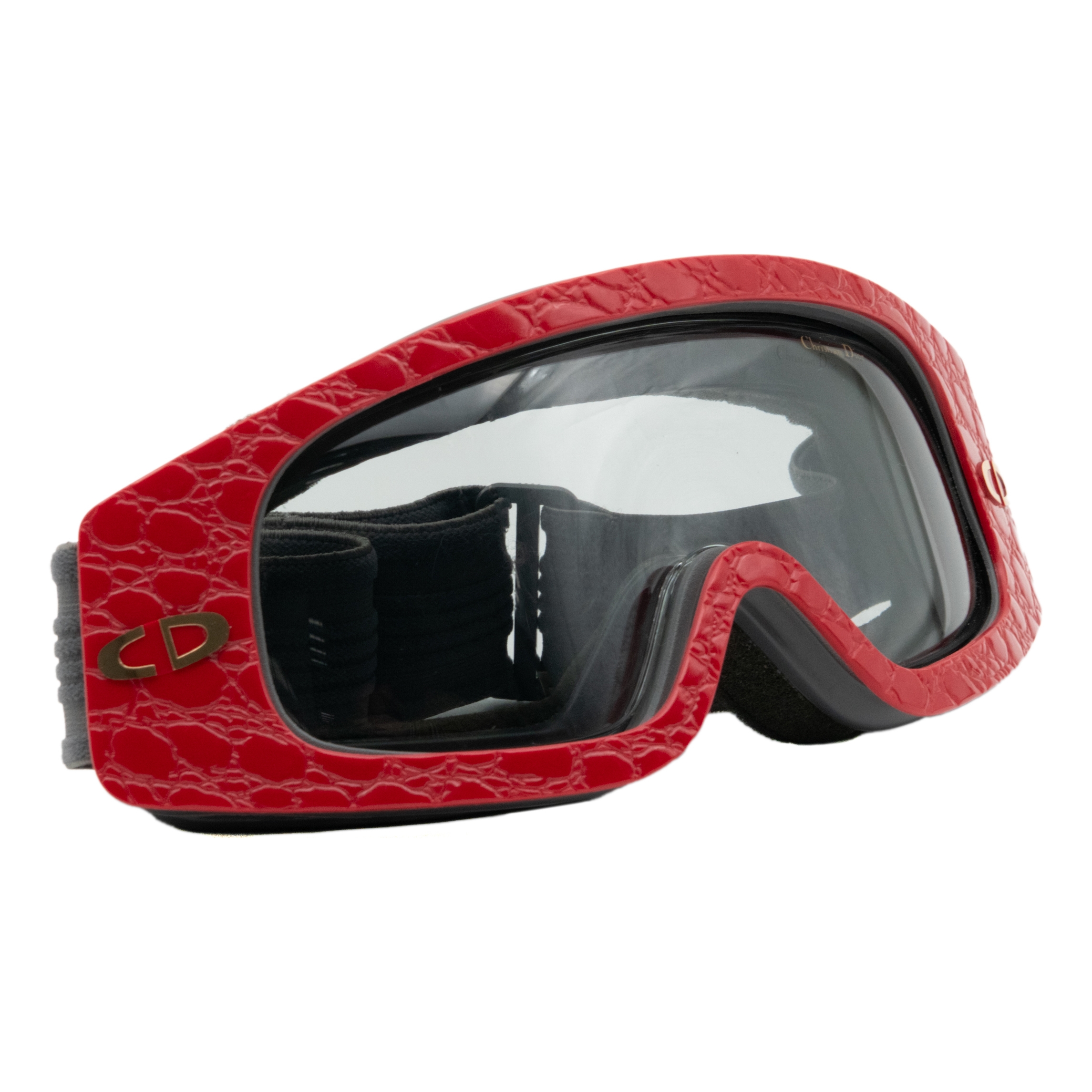 Vintage 80’s Dior CD Ski Mask Changeable Snow Goggle Glasses