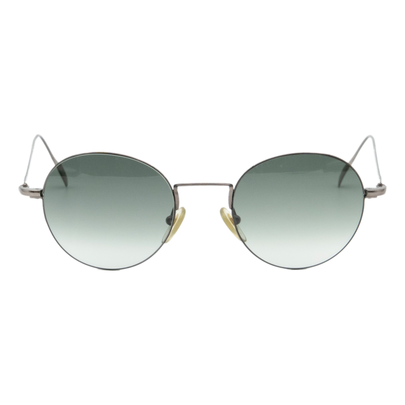 Vintage Gucci GG1299 Gradient Lenses Silver Round Sunglasses — photo 2