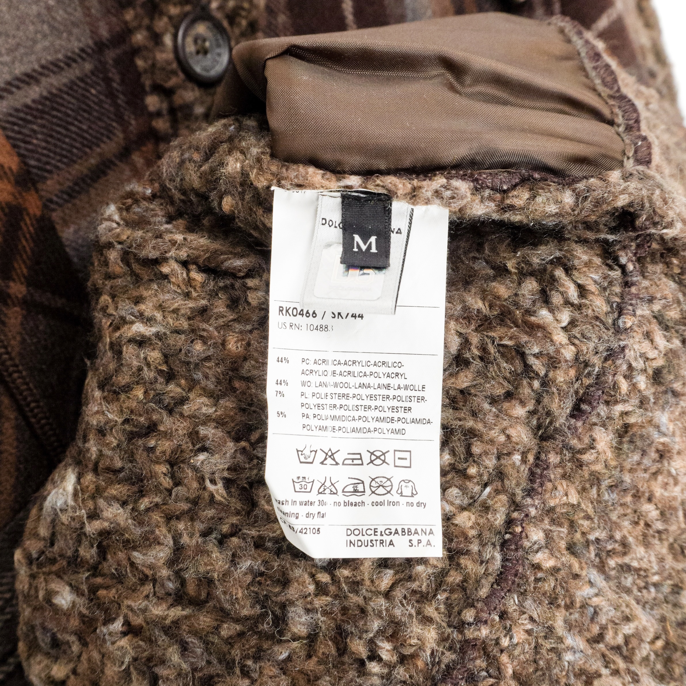 Vintage Dolce Gabbana Patchwork Wool Knit Cardigan Sweater — photo 13