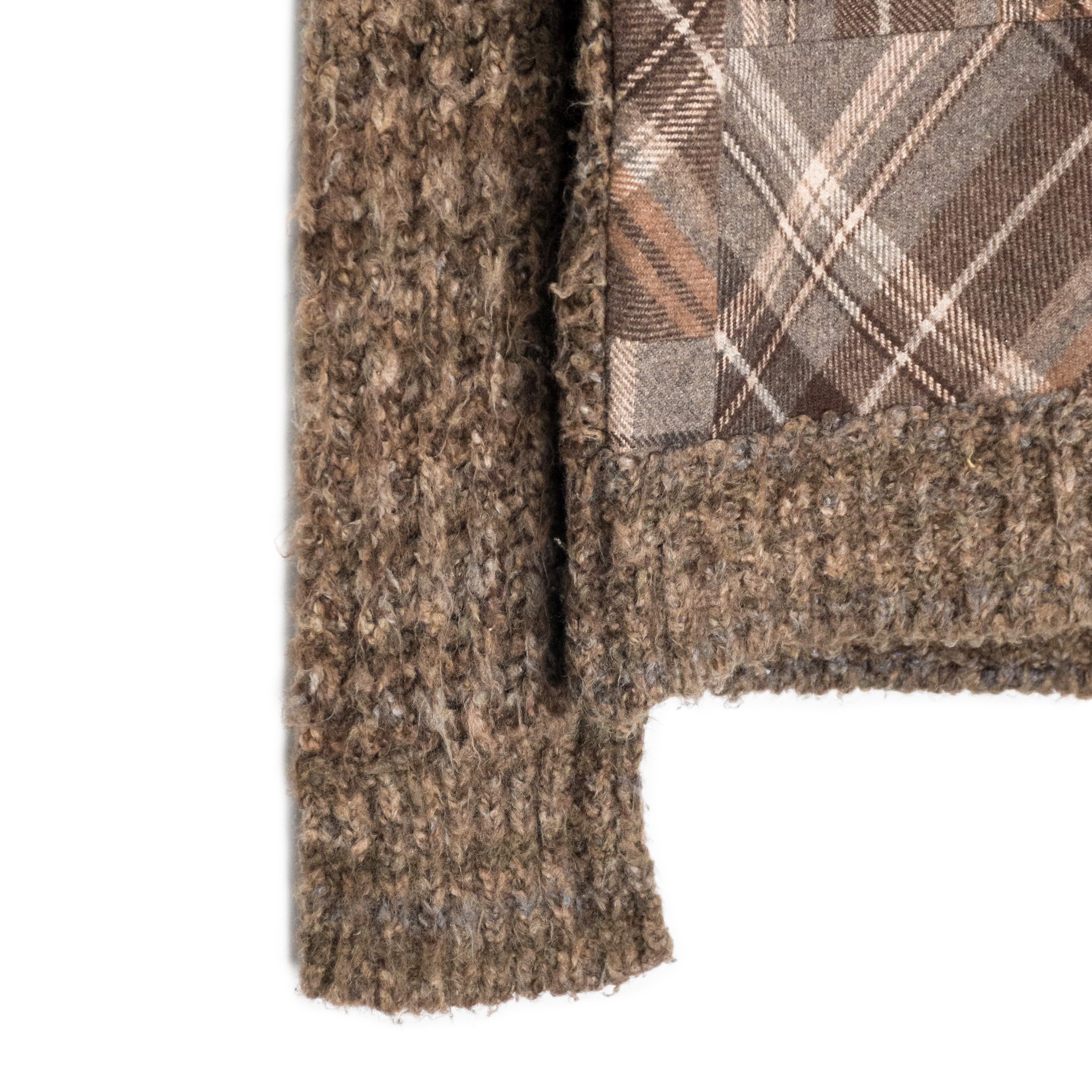 Vintage Dolce Gabbana Patchwork Wool Knit Cardigan Sweater — photo 5