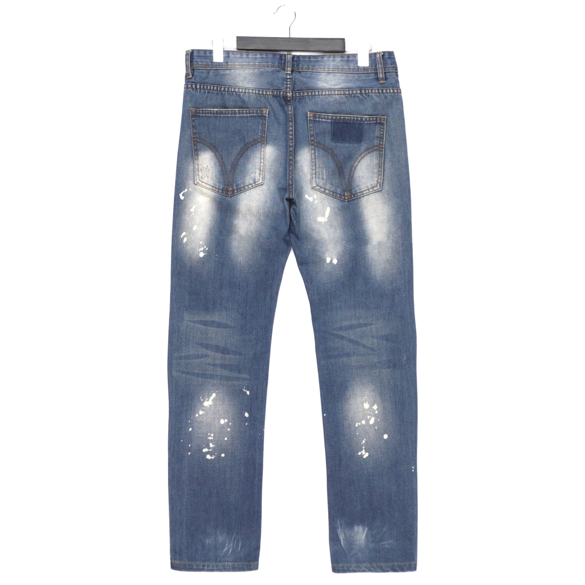 Vintage Dolce Gabbana Paint Splatter Distressed Pant Jeans — photo 4