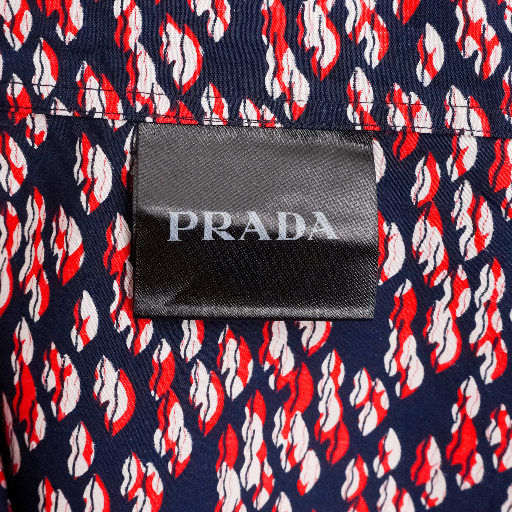 Rare Prada SS15 Lips Kiss Pattern by Miuccia Prada Shirt — photo 7
