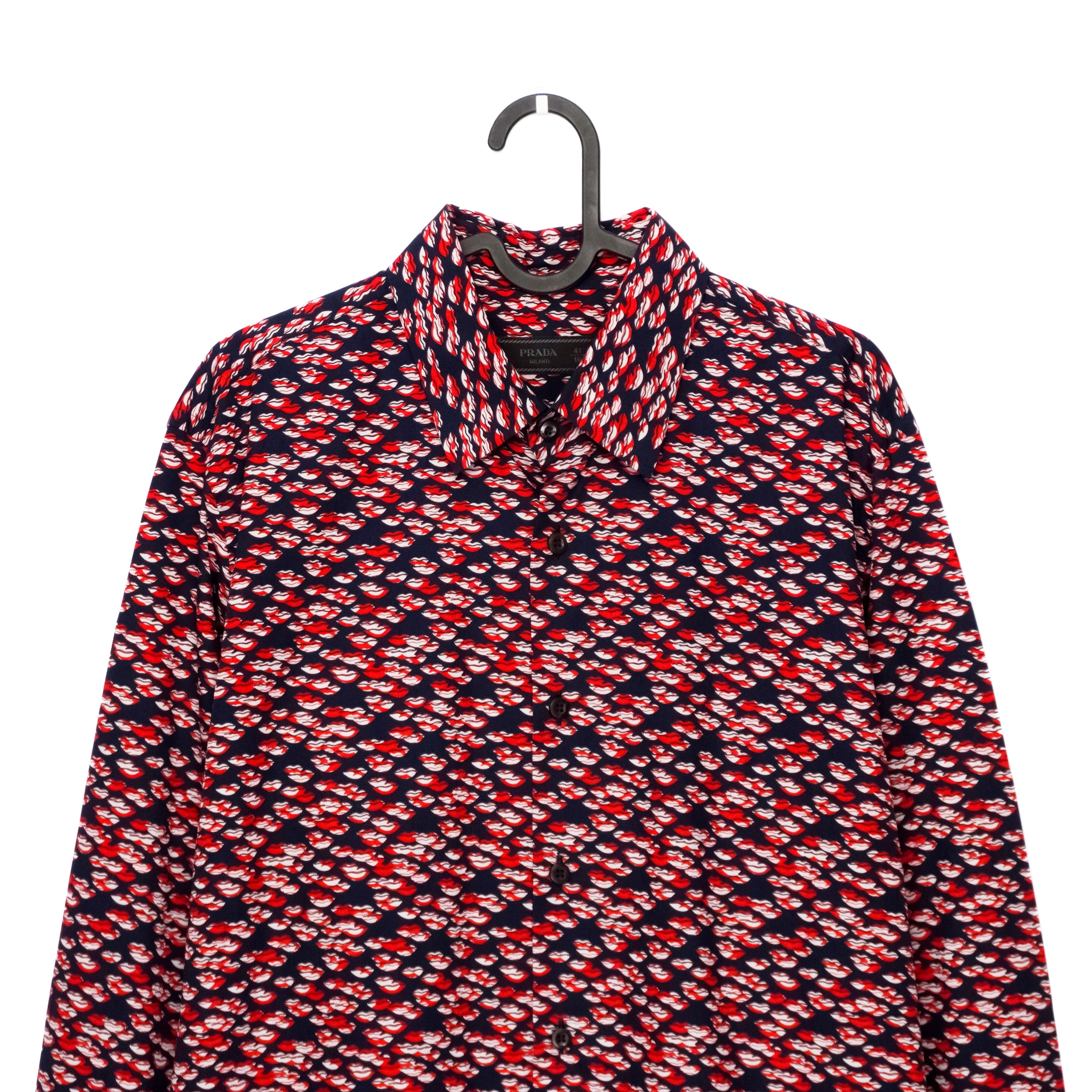 Rare Prada SS15 Lips Kiss Pattern by Miuccia Prada Shirt — photo 2