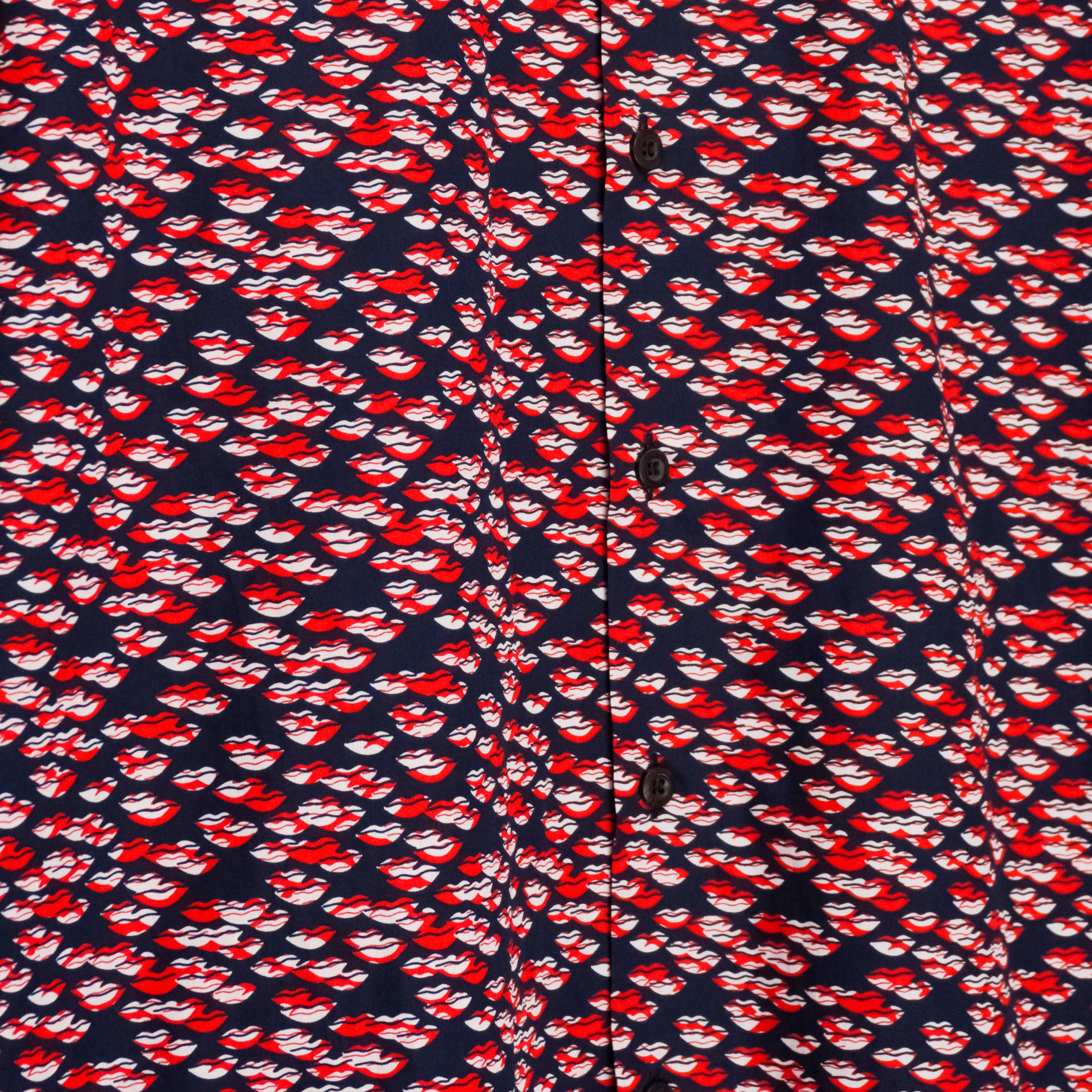 Rare Prada SS15 Lips Kiss Pattern by Miuccia Prada Shirt — photo 4