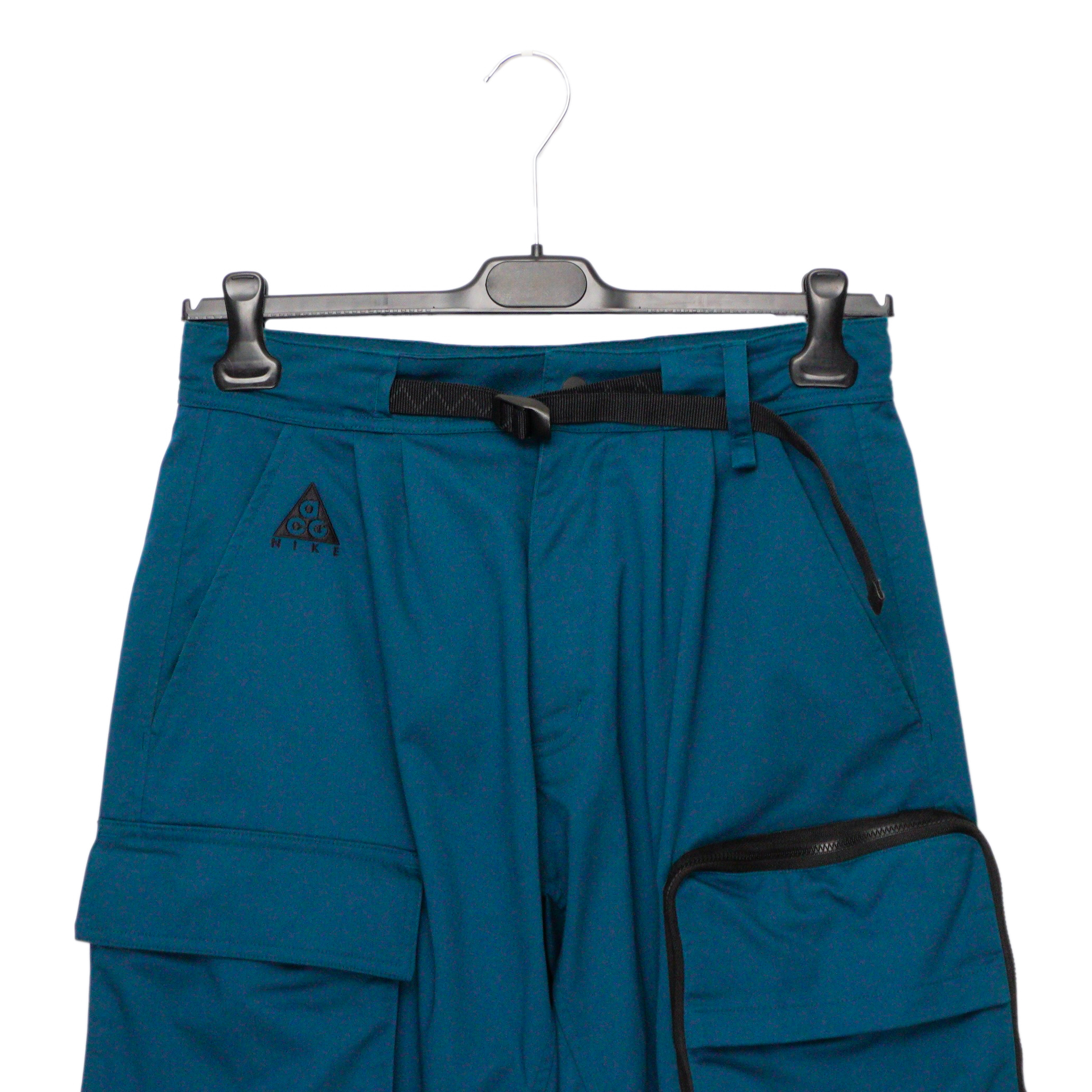 Nike Lab ACG SS2018 Woven Cargo Multi Pocket Navy Blue Pants — photo 2