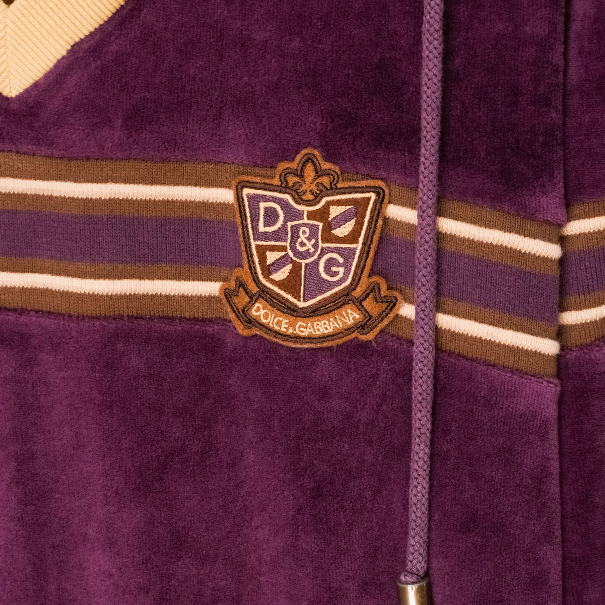 Vintage Dolce Gabbana Velvet Velour Harry Potter Knit Hoodie — photo 6