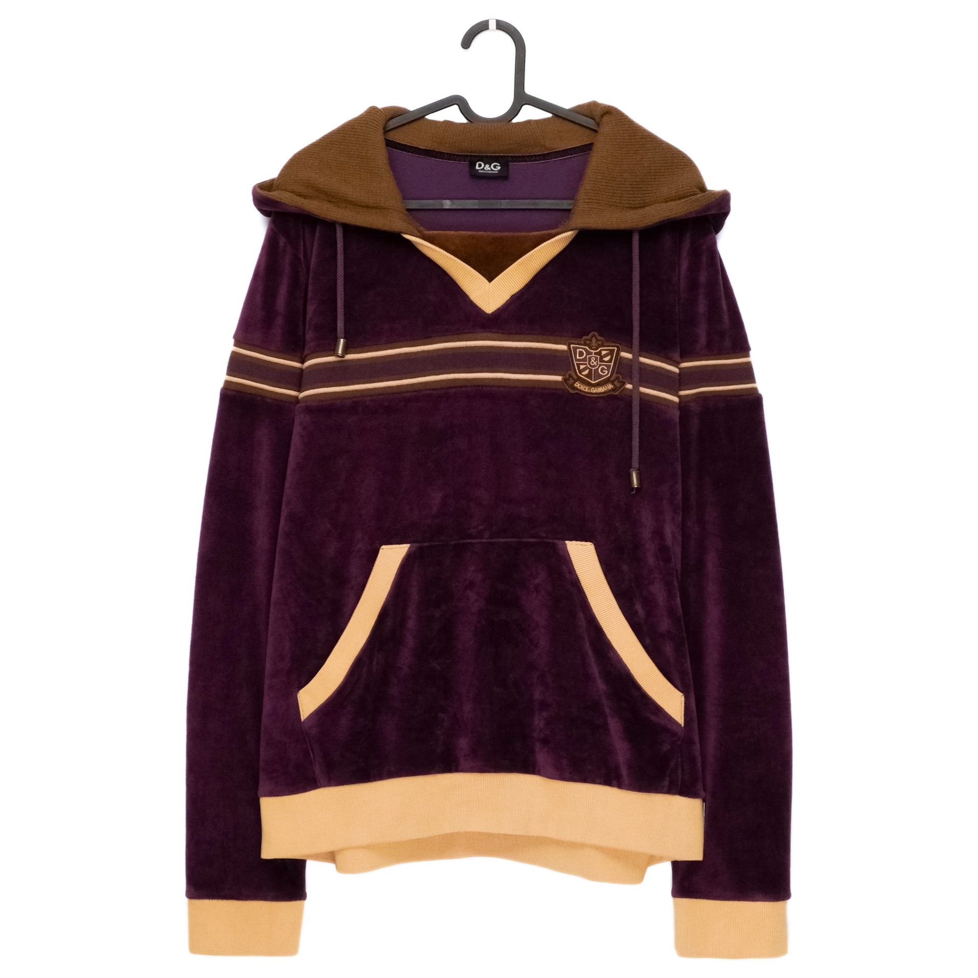 Vintage Dolce Gabbana Velvet Velour Harry Potter Knit Hoodie