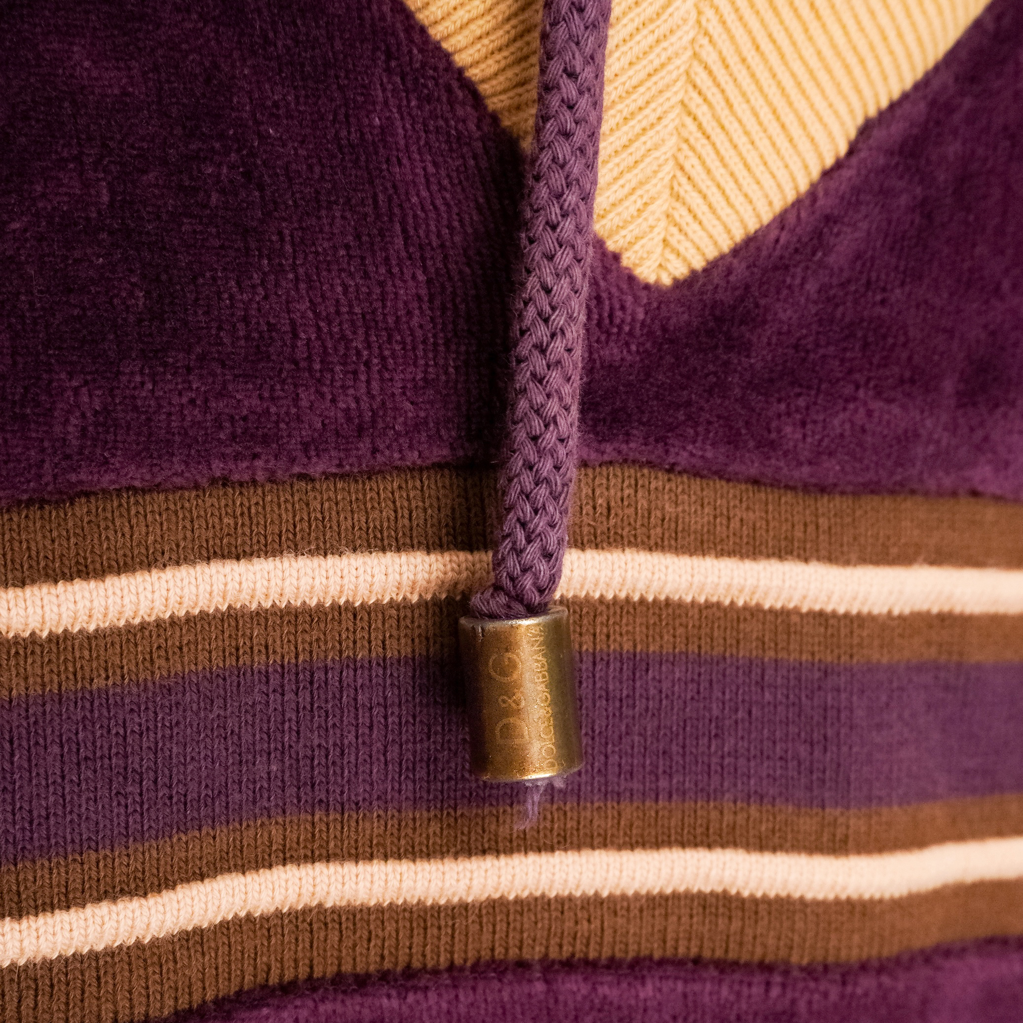 Vintage Dolce Gabbana Velvet Velour Harry Potter Knit Hoodie — photo 7