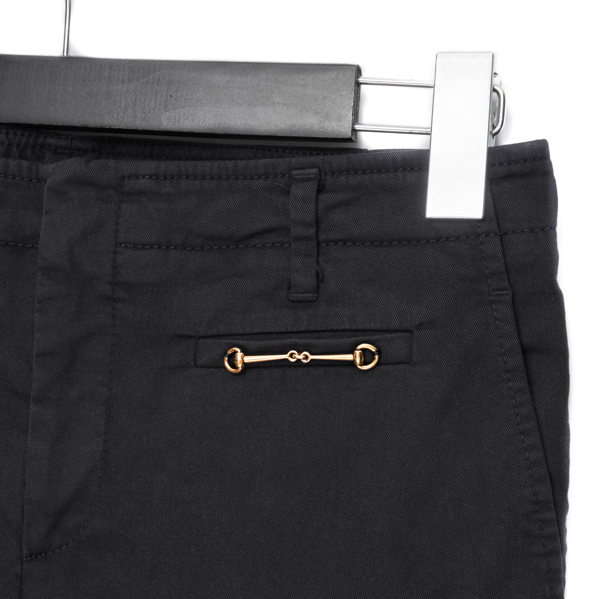 Gucci Tom Ford Era Horsebit Gold Logo Trousers Chino Pants — photo 4