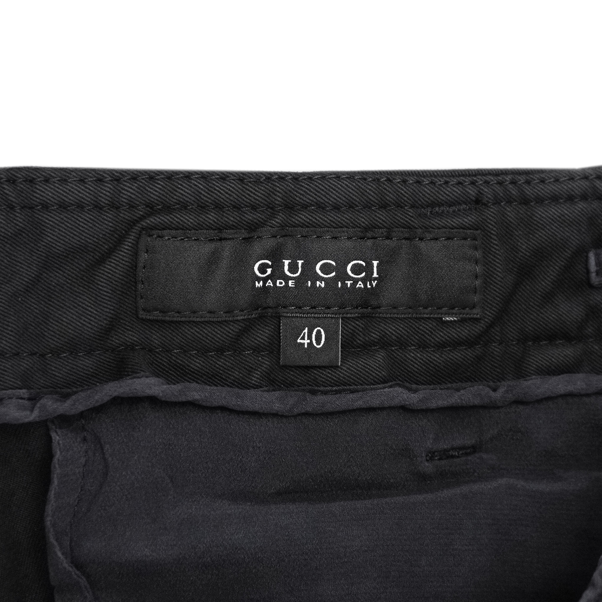 Gucci Tom Ford Era Horsebit Gold Logo Trousers Chino Pants — photo 9