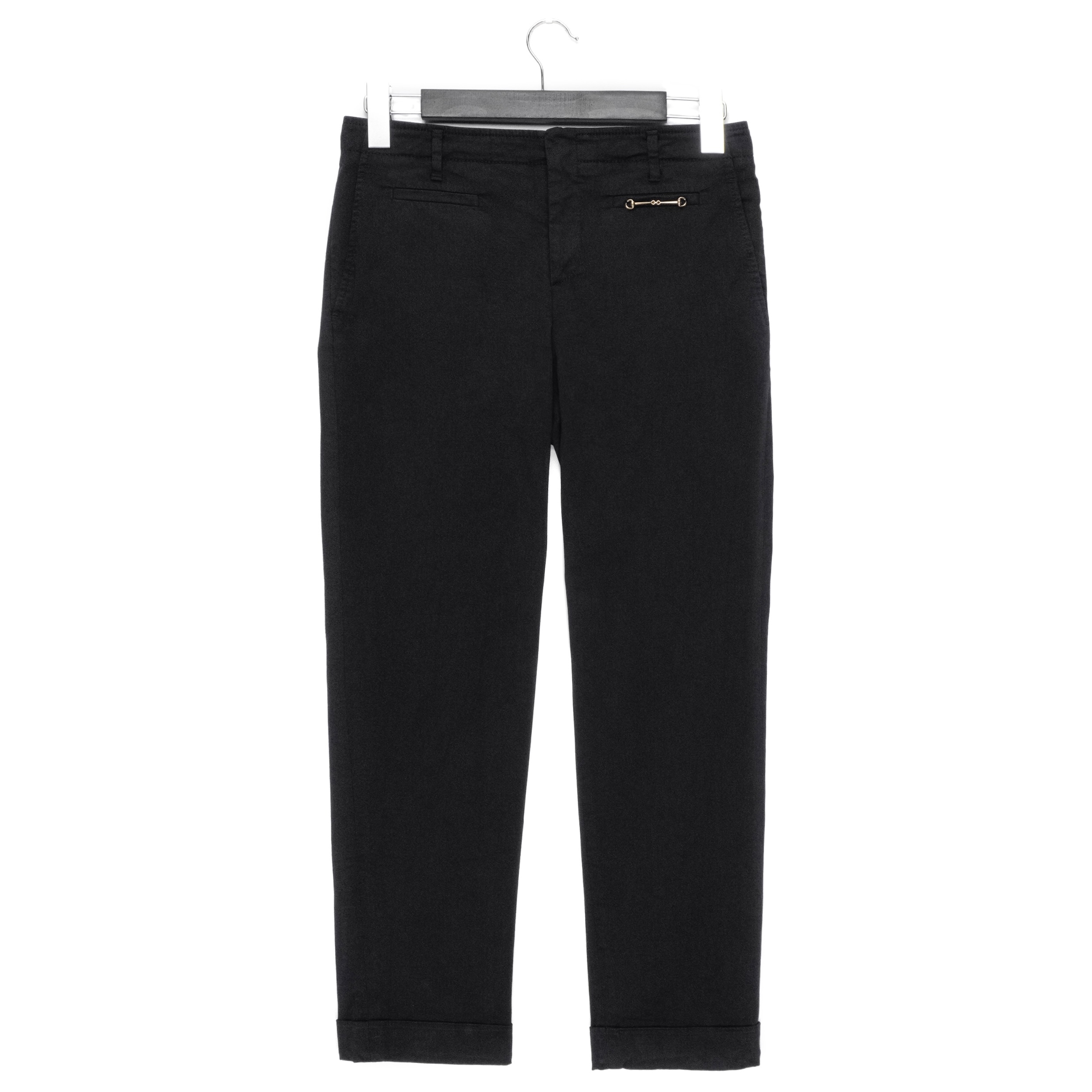 Gucci Tom Ford Era Horsebit Gold Logo Trousers Chino Pants