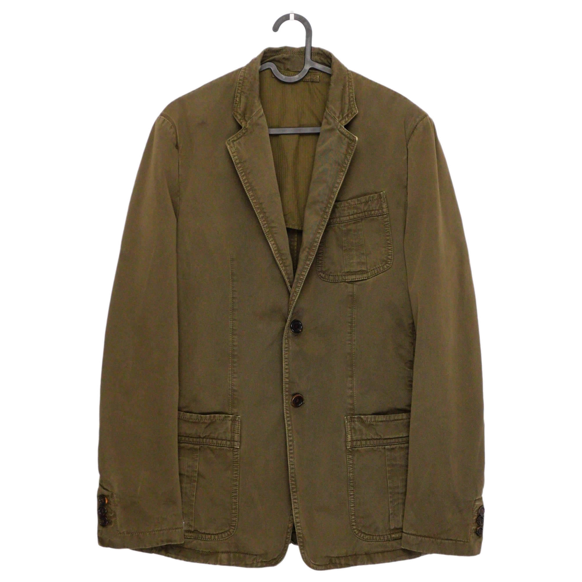 Prada Linea Rossa SS06 Tab Logo Khaki Twill Work Jacket