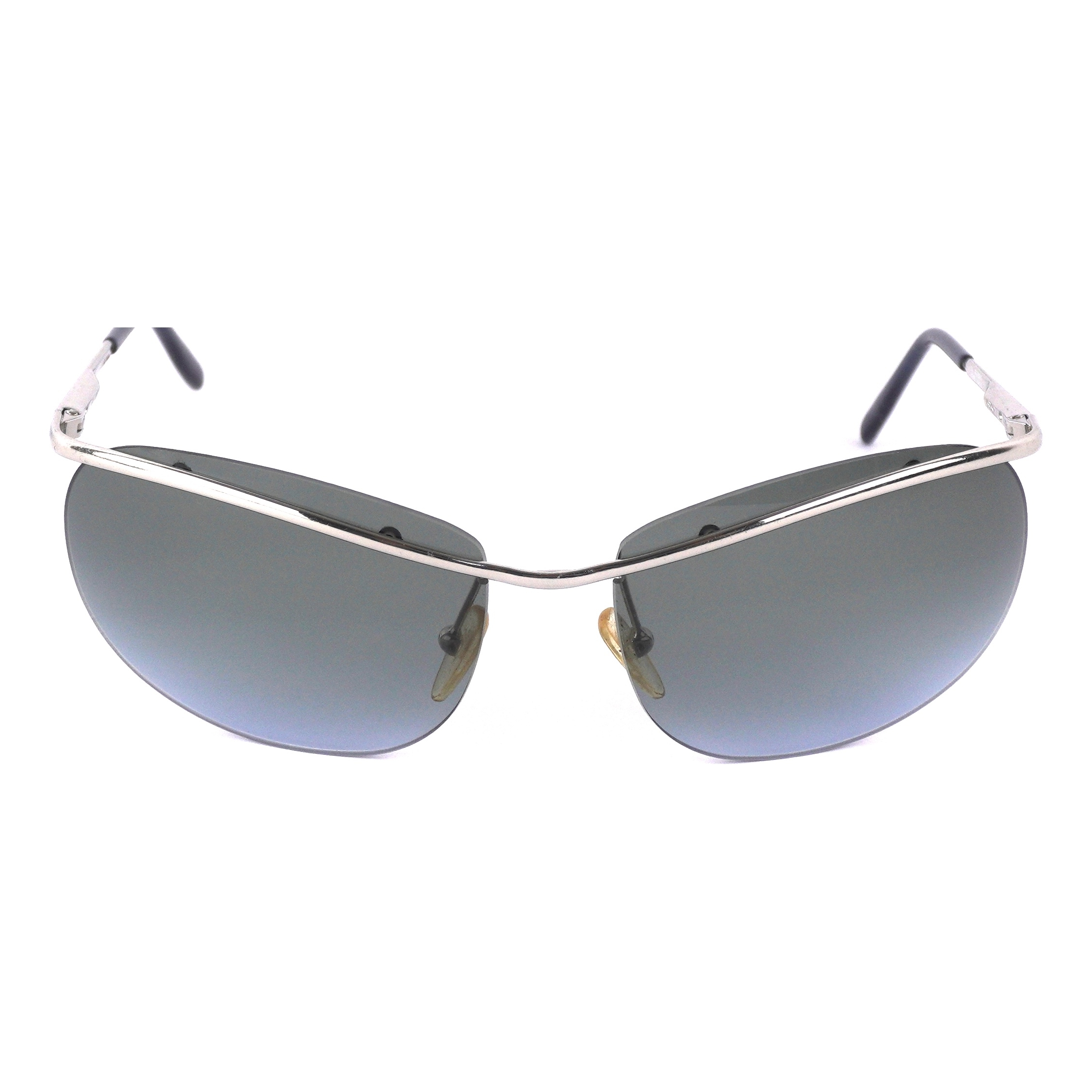 Rare Vtg Gucci by Tom Ford Rimless Fade Silver Sunglasses — photo 2
