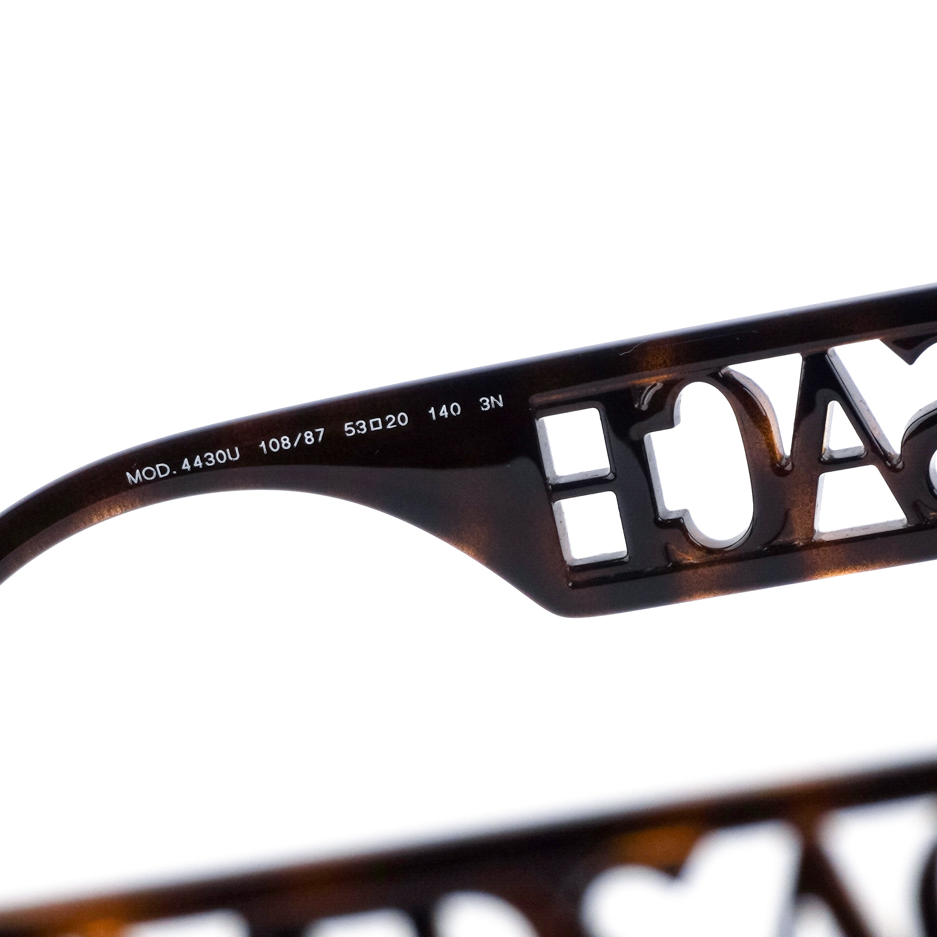 Versace MOD.4430U Signature Logo Brown Sunglasses — photo 5