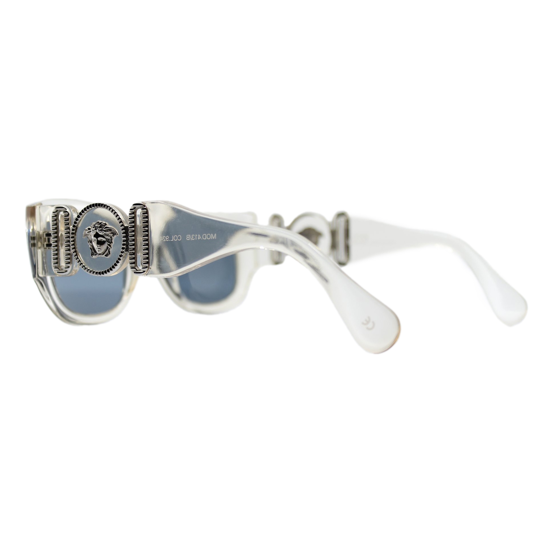 Vintage ’80s Gianni Versace MOD 413/B 924 Clear Sunglasses — photo 5