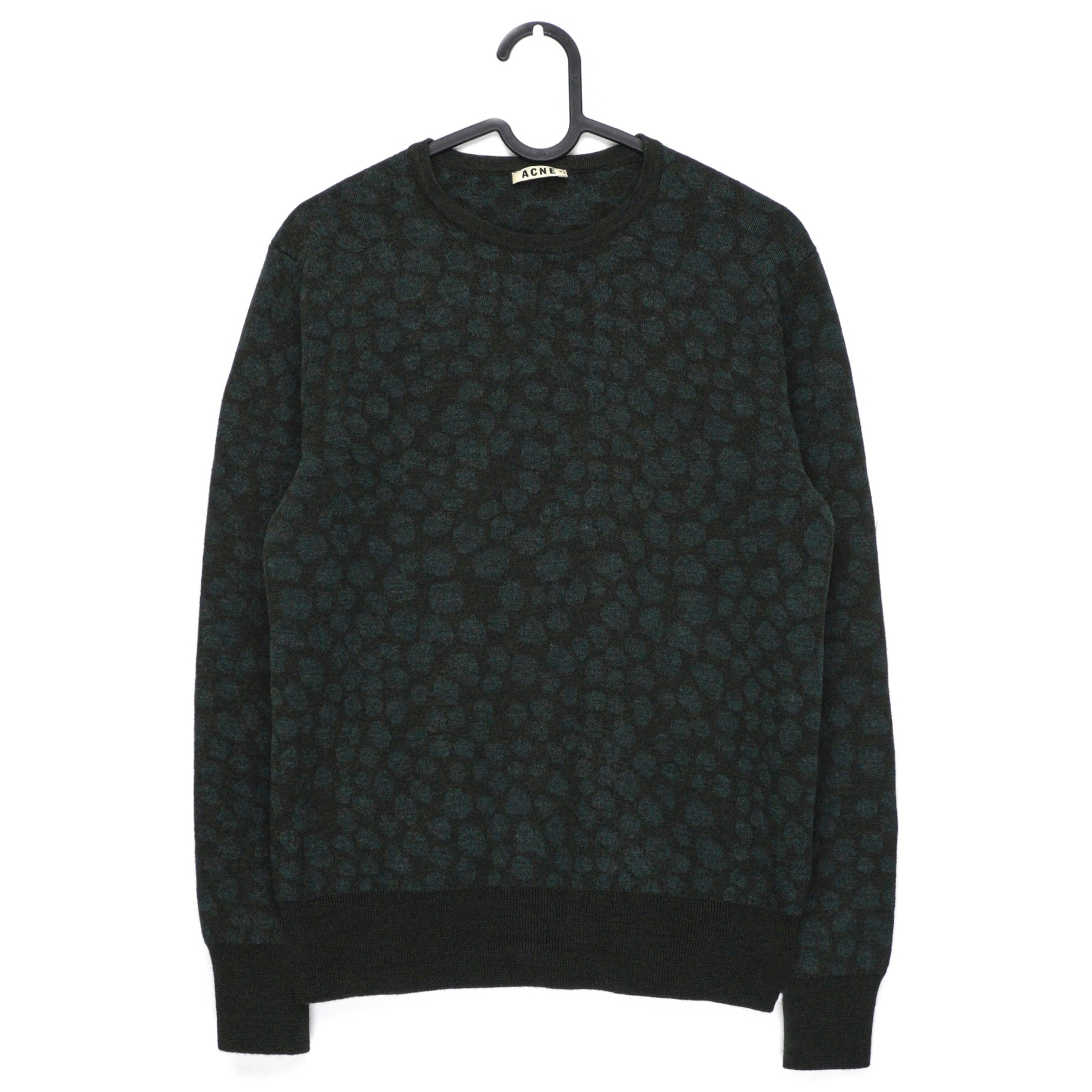 Acne Studios Clissold Printed Multicolor Lana Wool Sweater