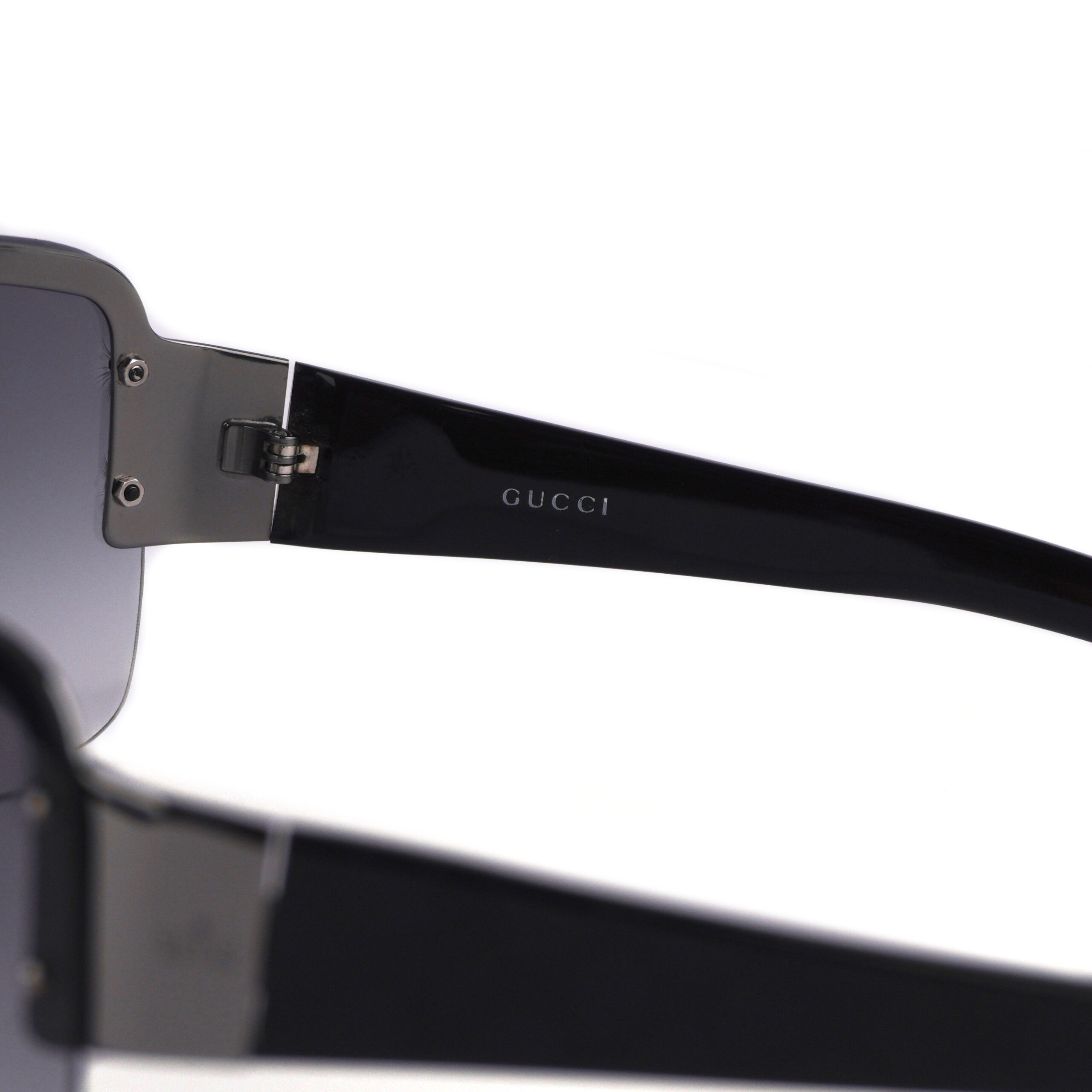 Gucci Tom Ford Monogram GG Logo Black Shield Mask Sunglasses — photo 4