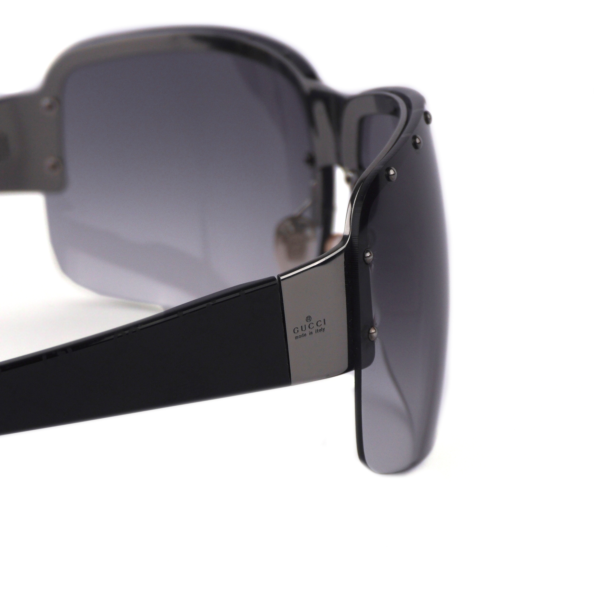 Gucci Tom Ford Monogram GG Logo Black Shield Mask Sunglasses — photo 6