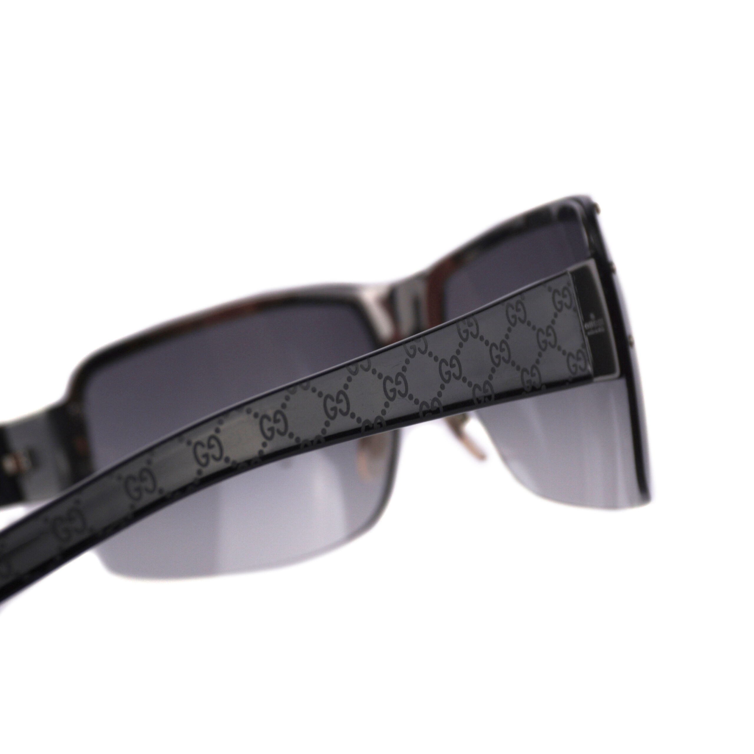 Gucci Tom Ford Monogram GG Logo Black Shield Mask Sunglasses — photo 7
