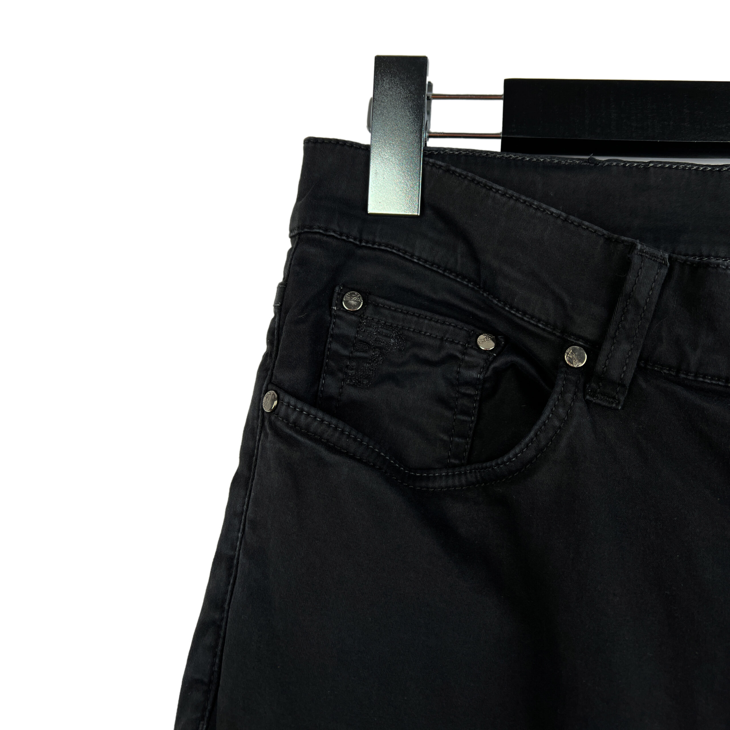 Versace Medusa Logo Black Denim Jeans — photo 4
