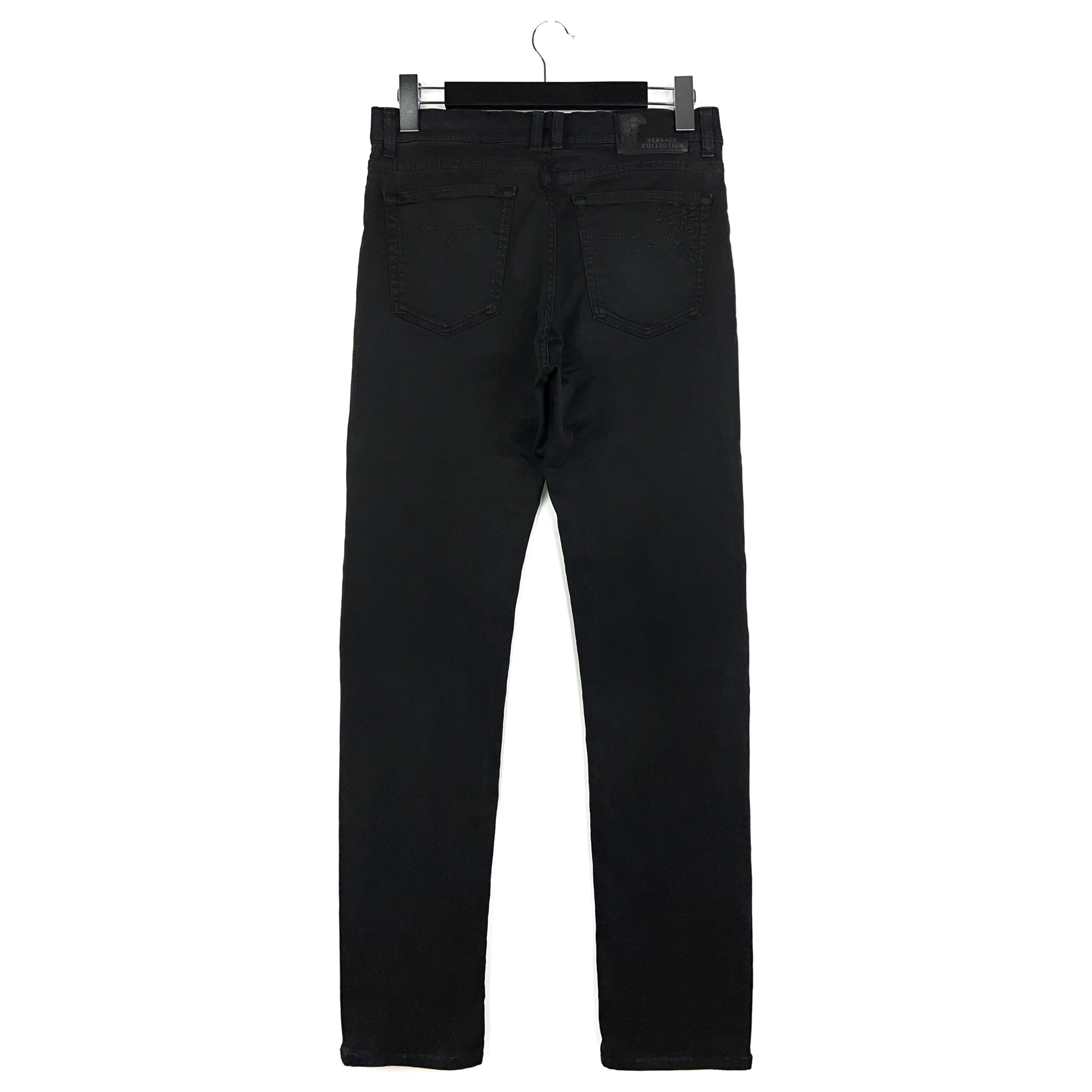 Versace Medusa Logo Black Denim Jeans — photo 2