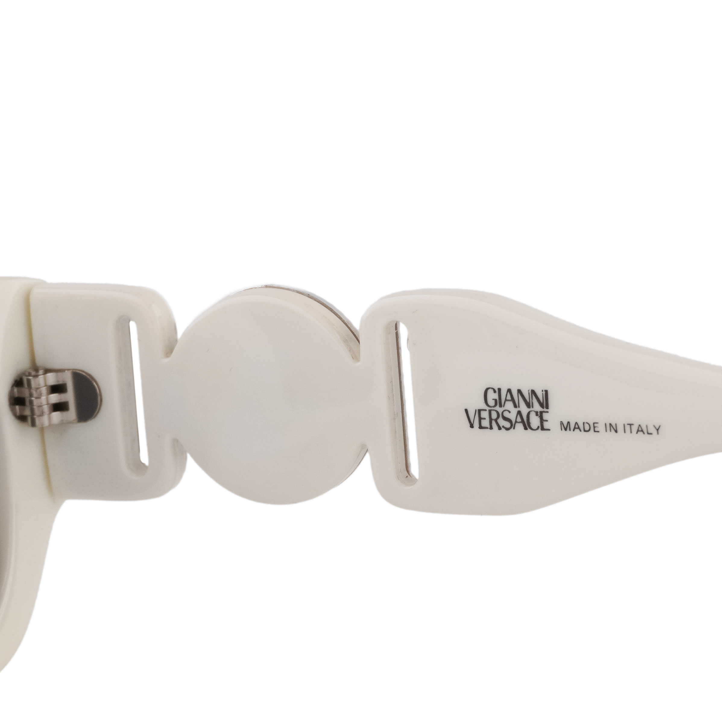 Vintage Versace 90’s MOD 413/B Biggie Medusa Logo Sunglasses — photo 4