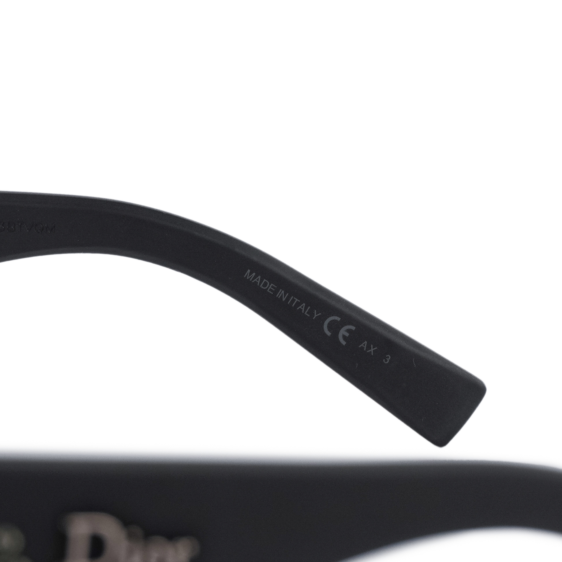 Vintage Dior Inedite Crystal Floral Logo Black Sunglasses — photo 5